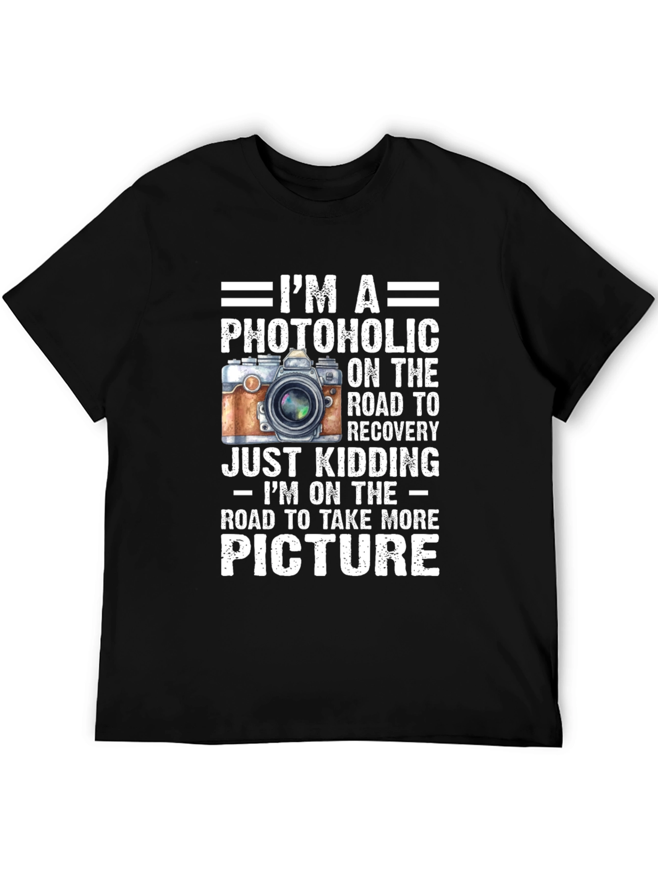 Photoholic Camera Lover Graphic T-Shirt