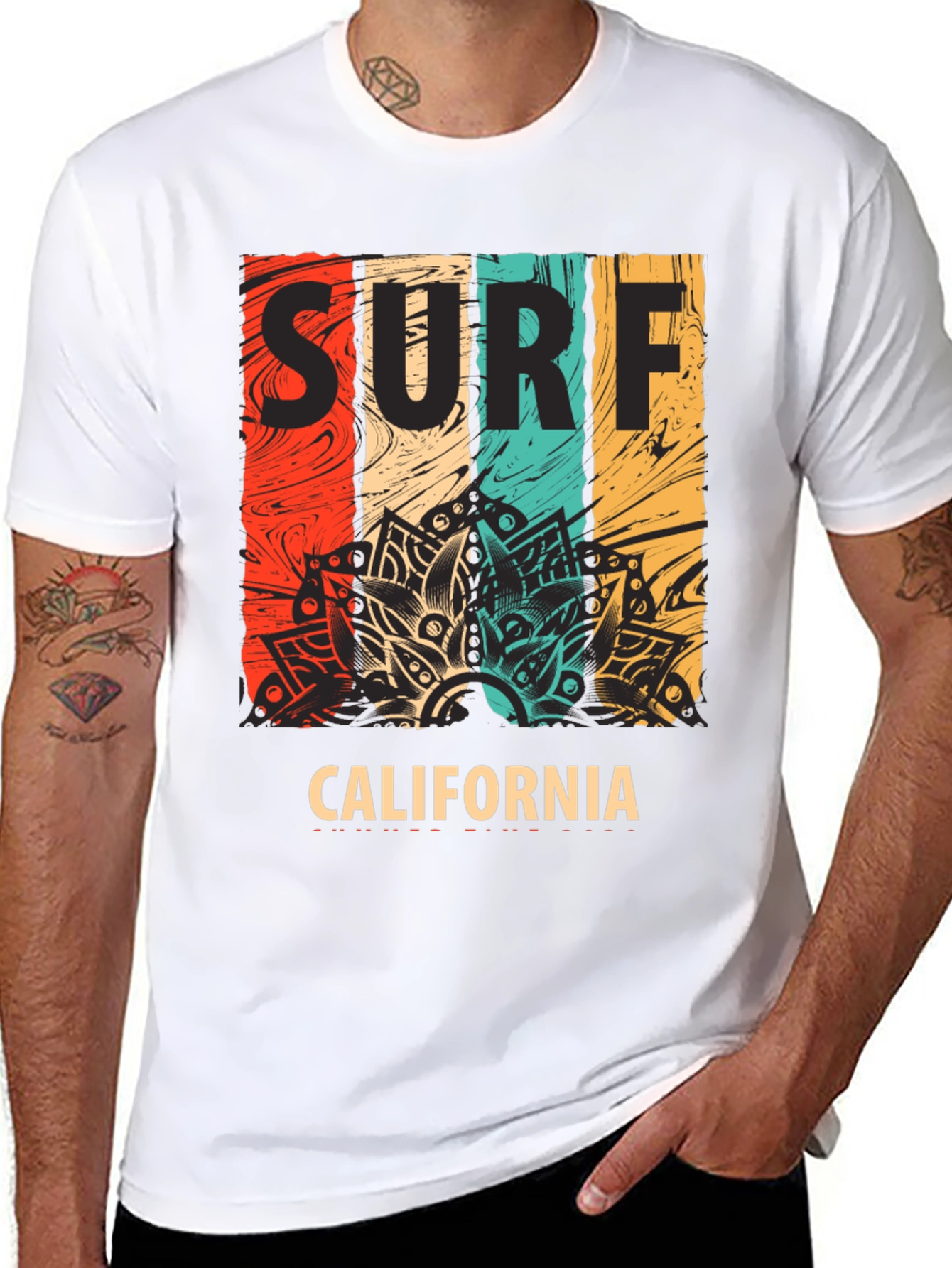 Surf California Graphic Tee