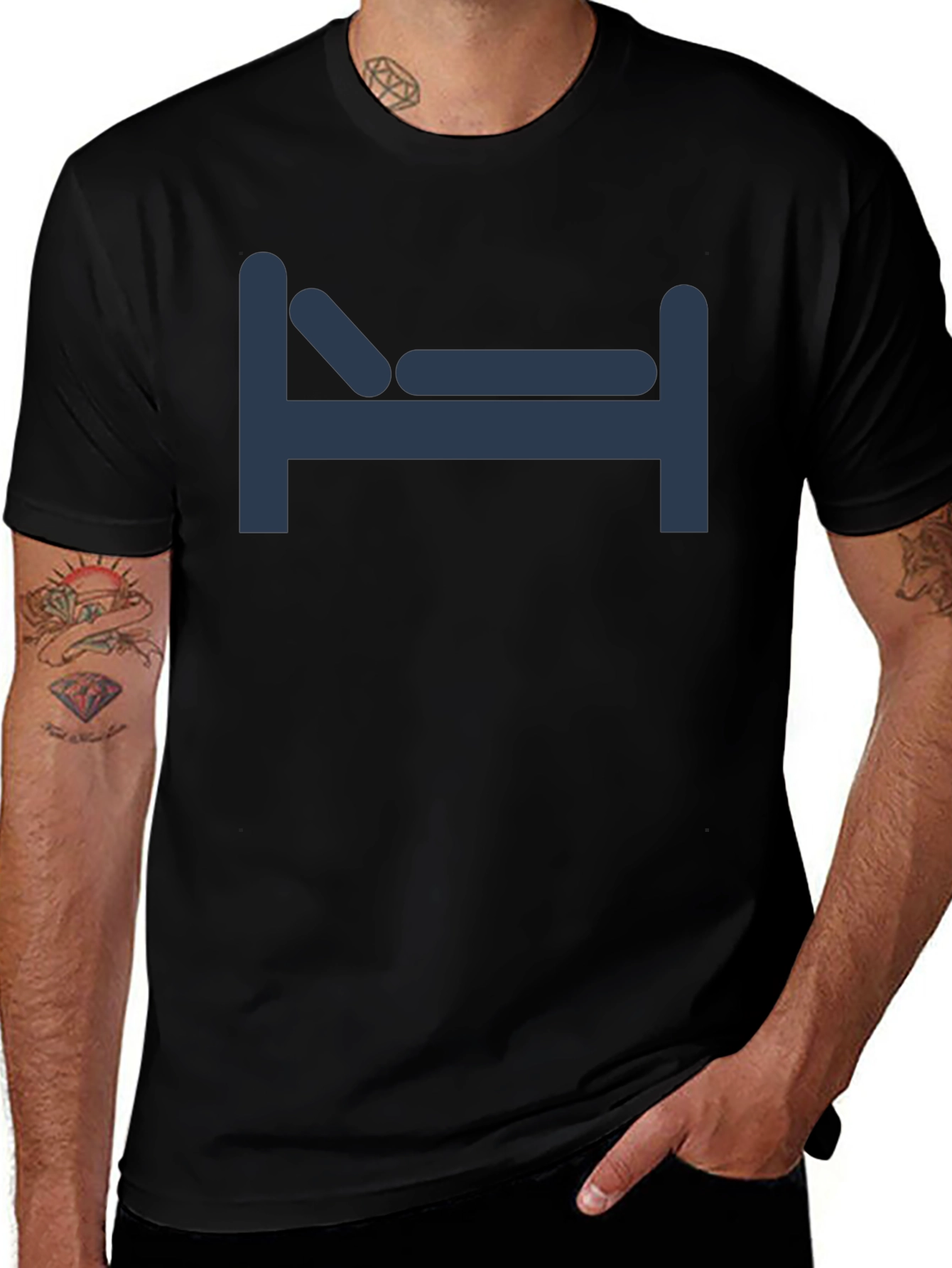 Sleep Mode T-Shirt - Comfortable Black Tee