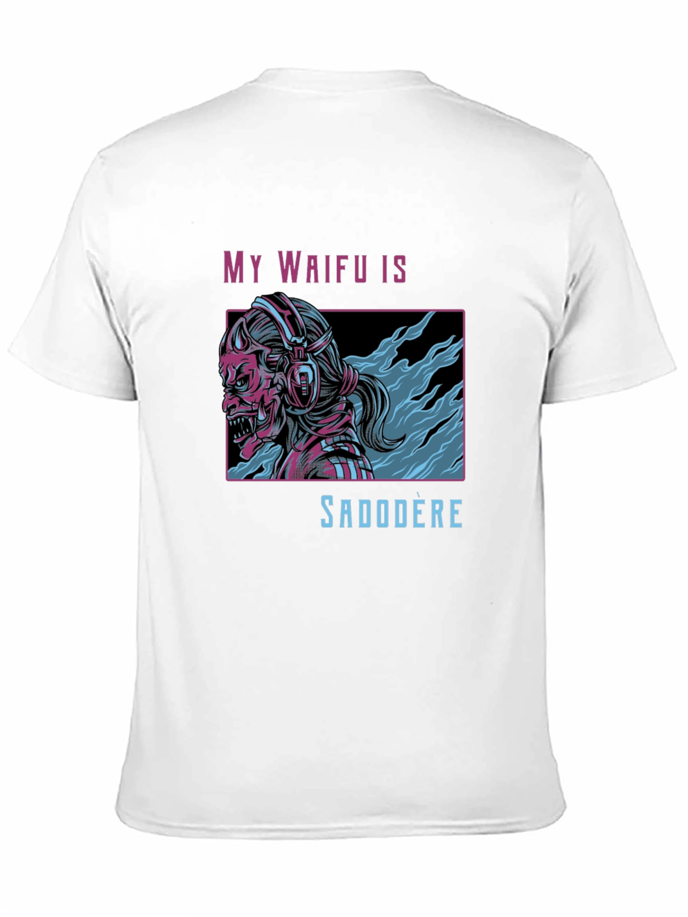 My Waifu Is Sadodere Black T-Shirt