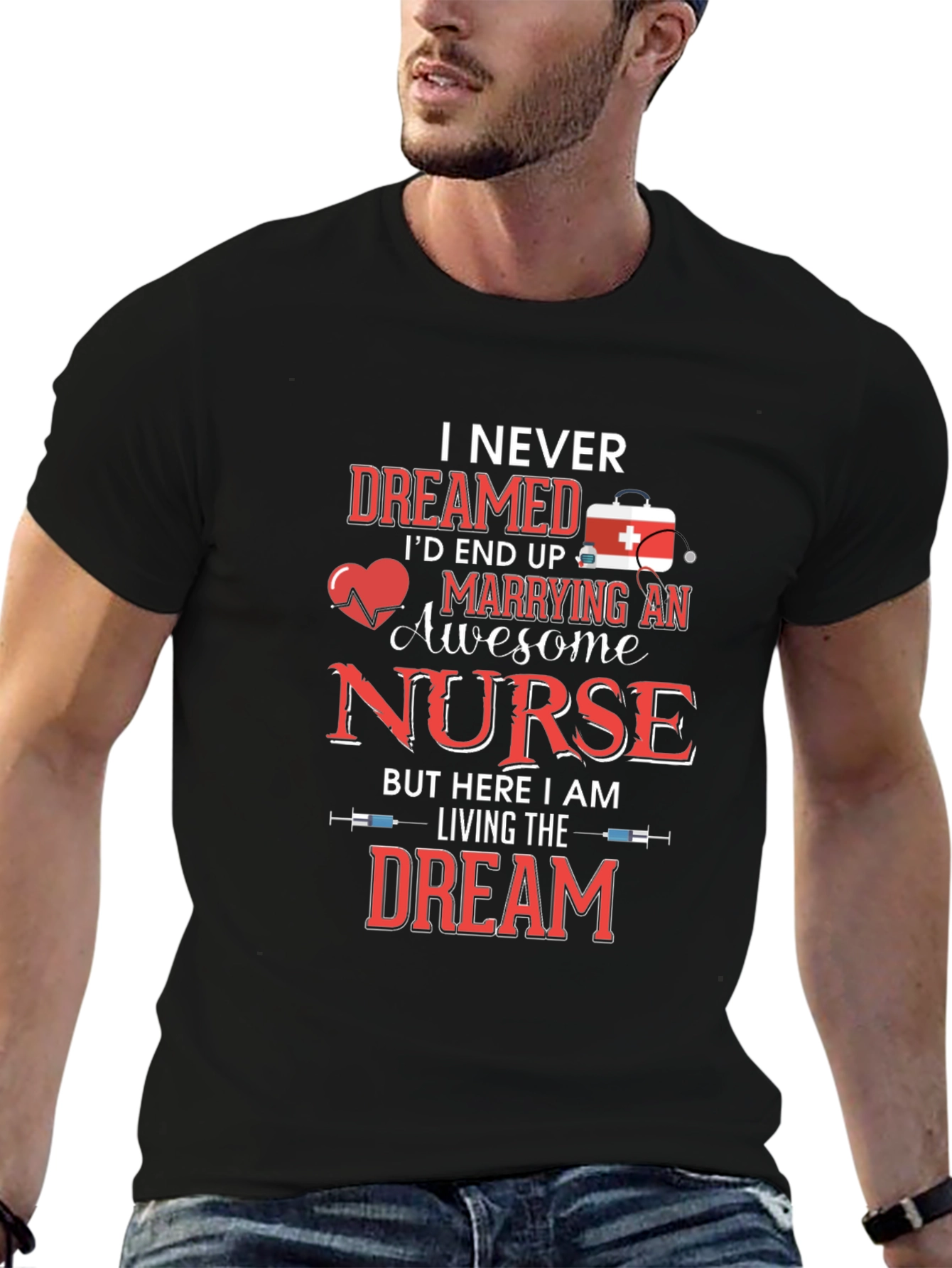 Awesome Nurse T-Shirt - Husband Gift