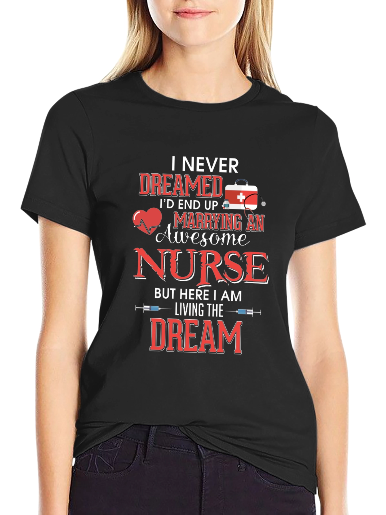 Awesome Nurse T-Shirt - Husband Gift