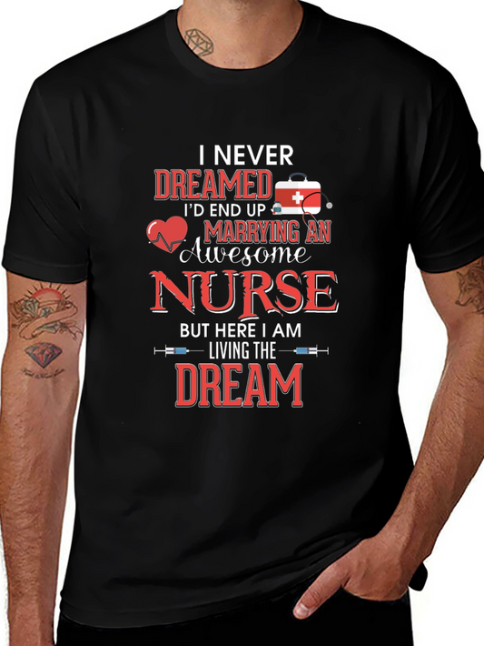 Awesome Nurse T-Shirt - Husband Gift
