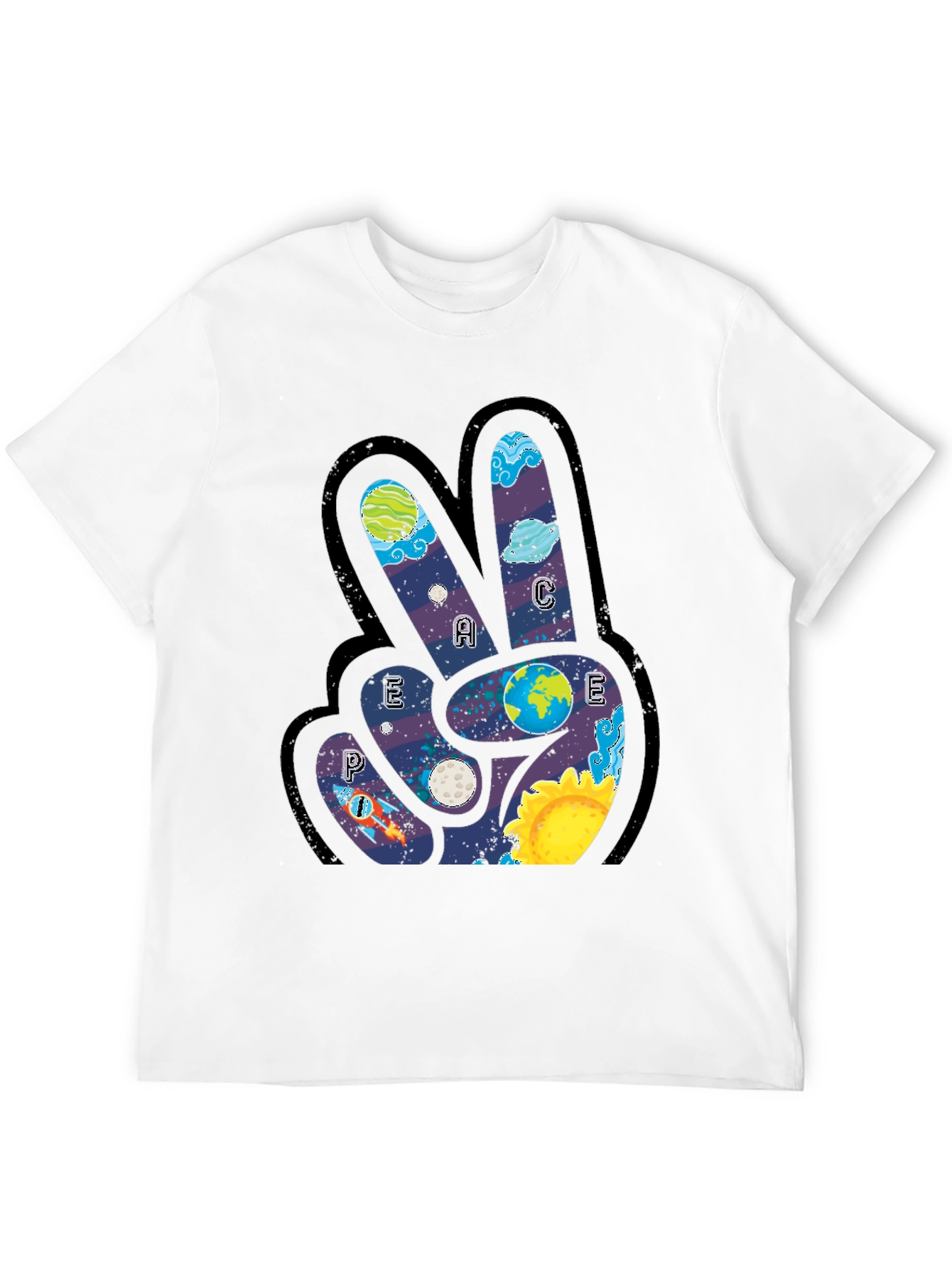 Peace Sign Graphic T-Shirt