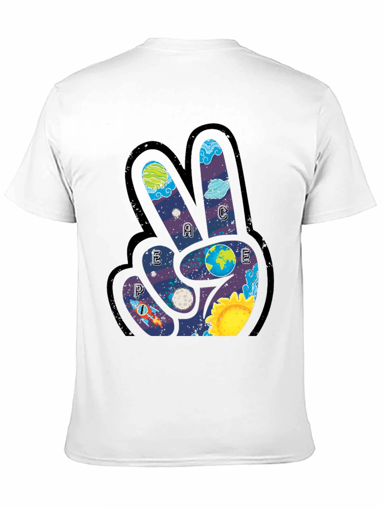 Peace Sign Graphic T-Shirt