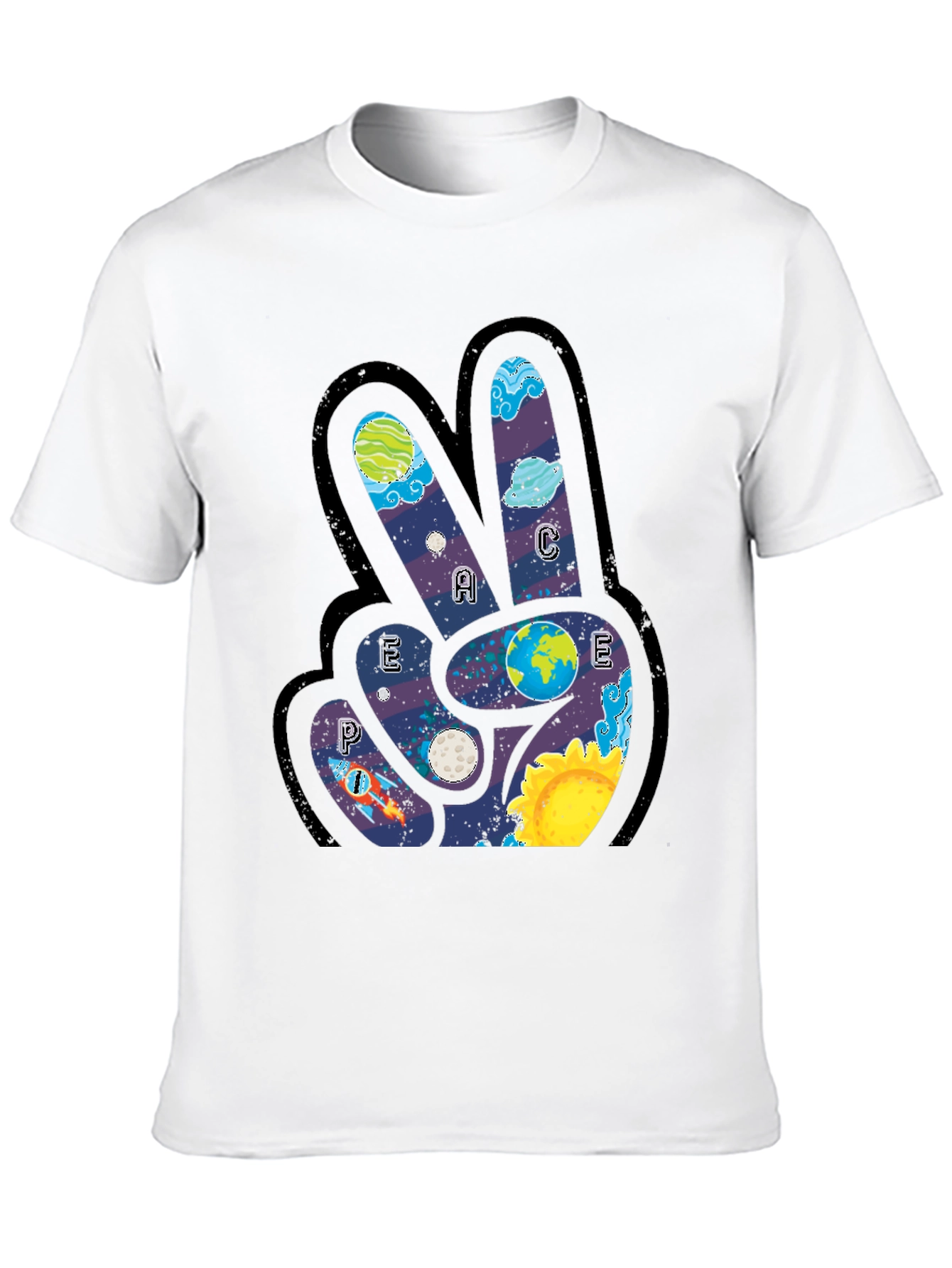 Peace Sign Graphic T-Shirt