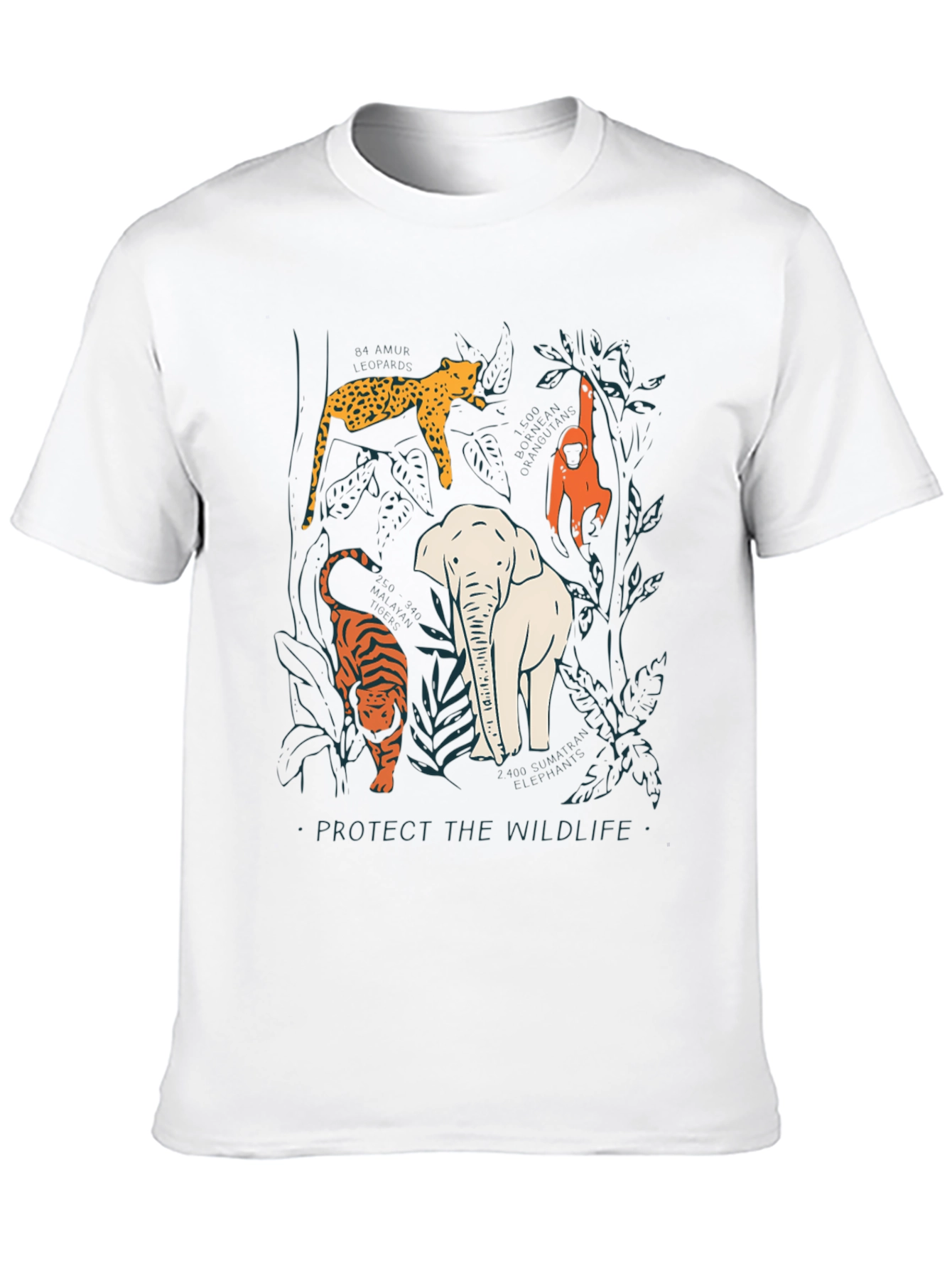 Protect Wildlife Graphic Tee - Black