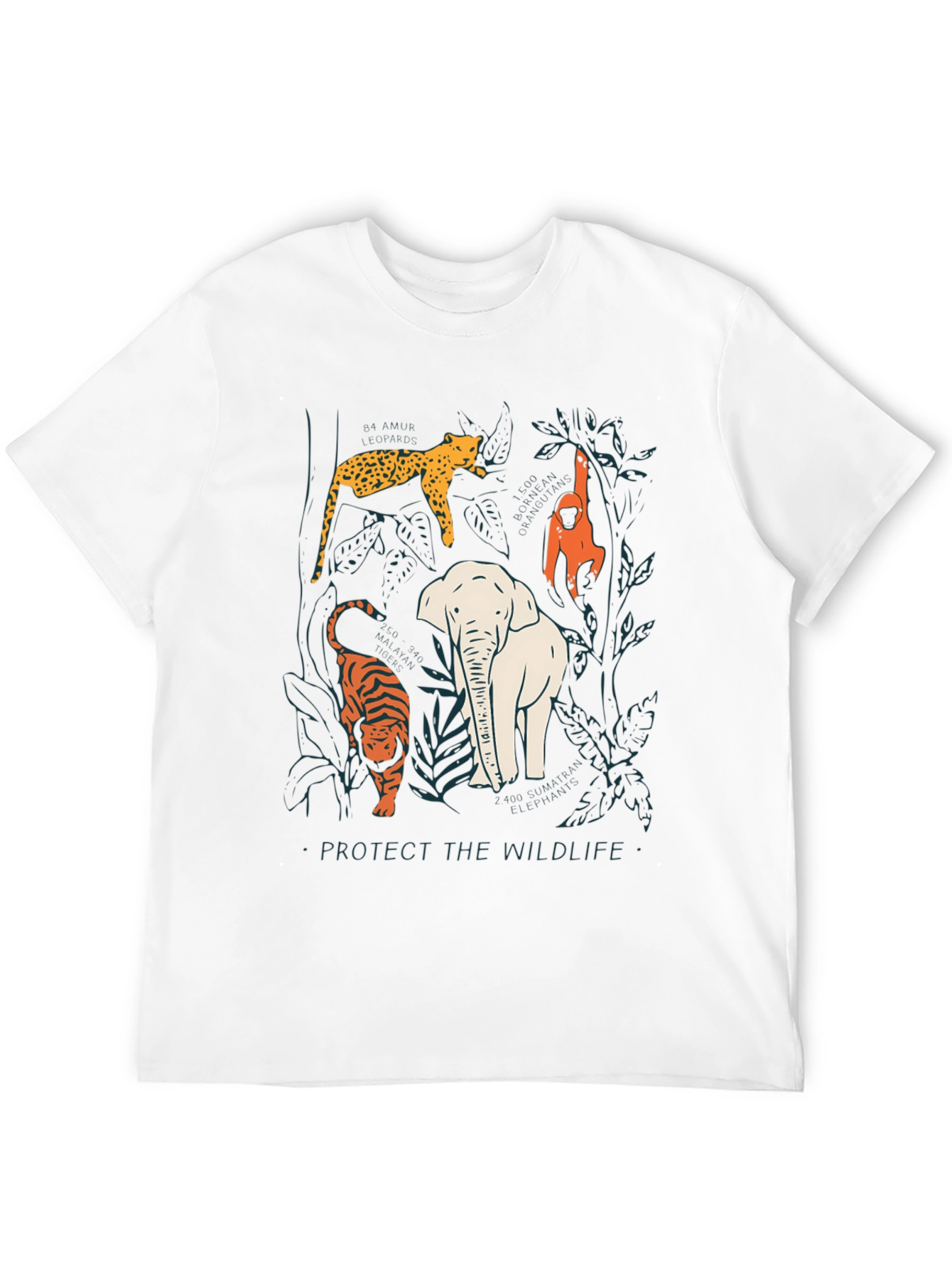 Protect Wildlife Graphic Tee - Black