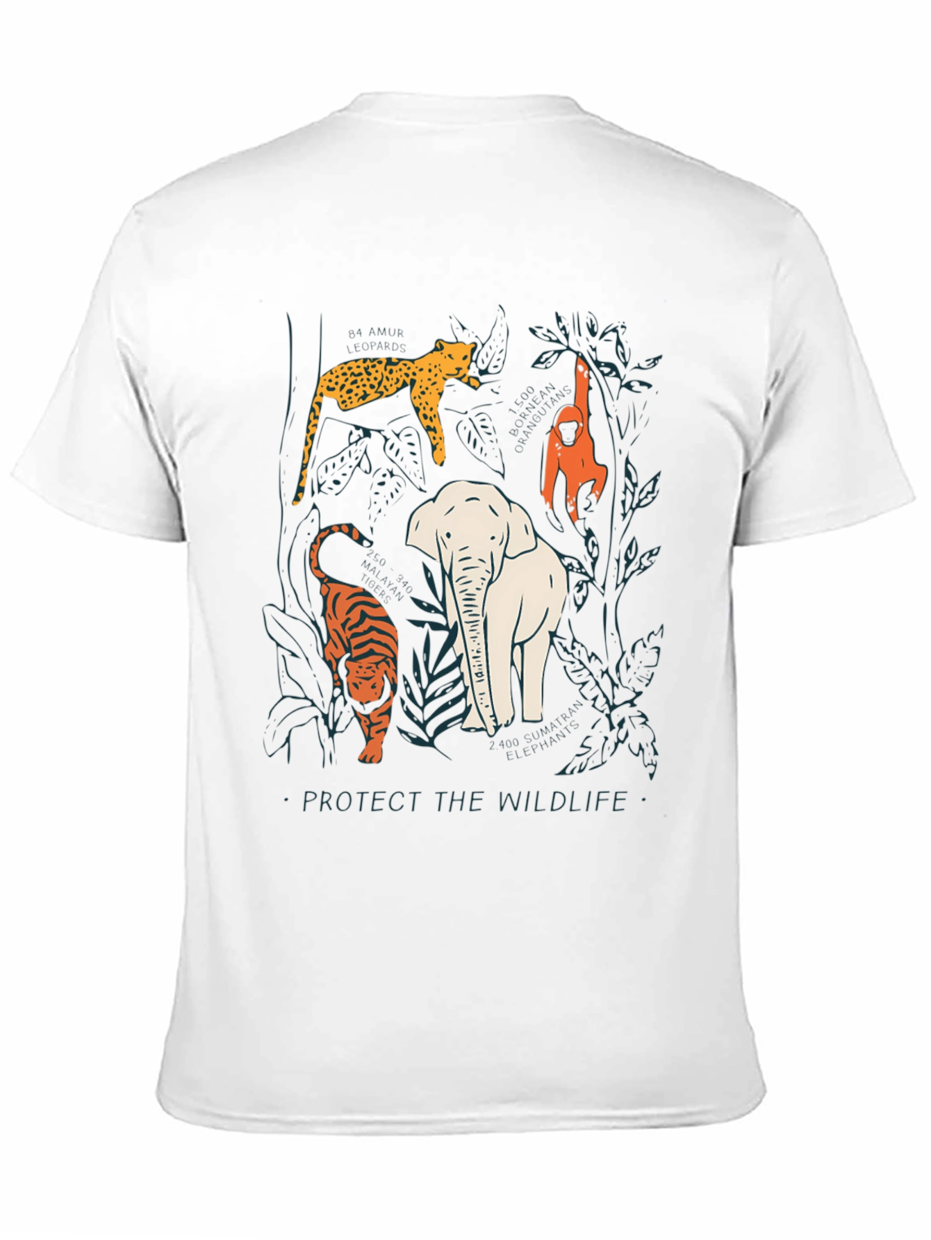 Protect Wildlife Graphic Tee - Black