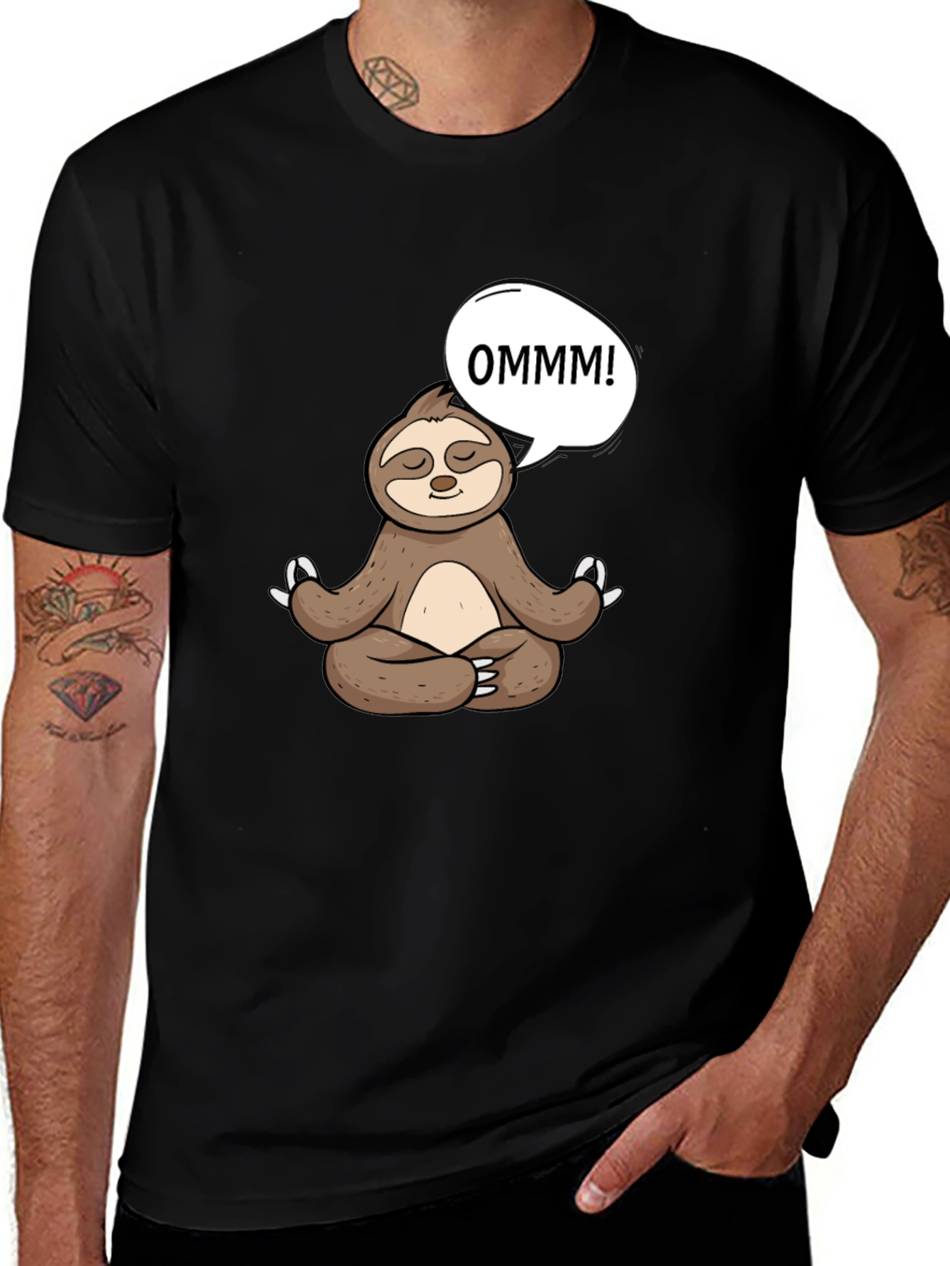 Meditating Sloth T-Shirt - OMMM