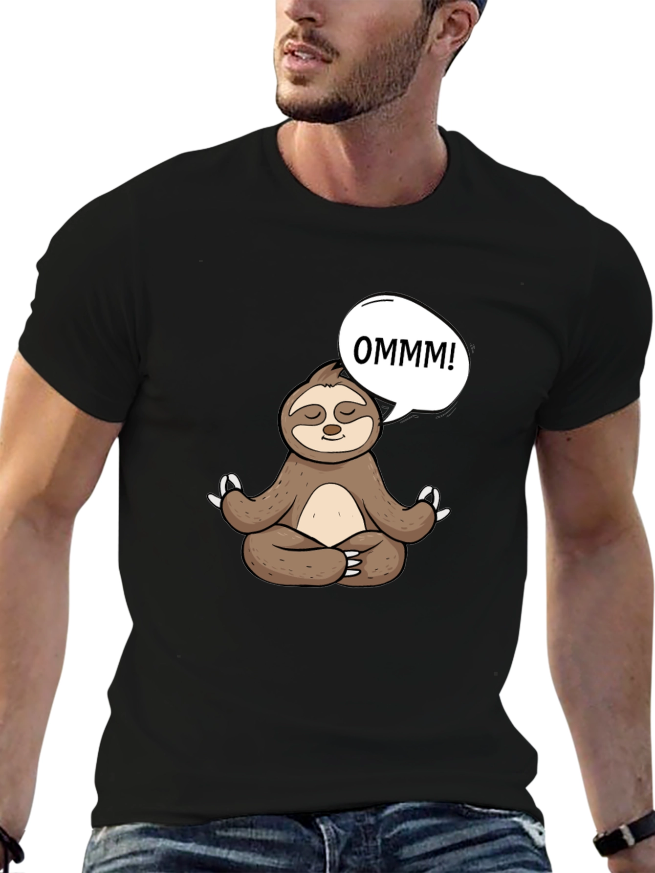Meditating Sloth T-Shirt - OMMM