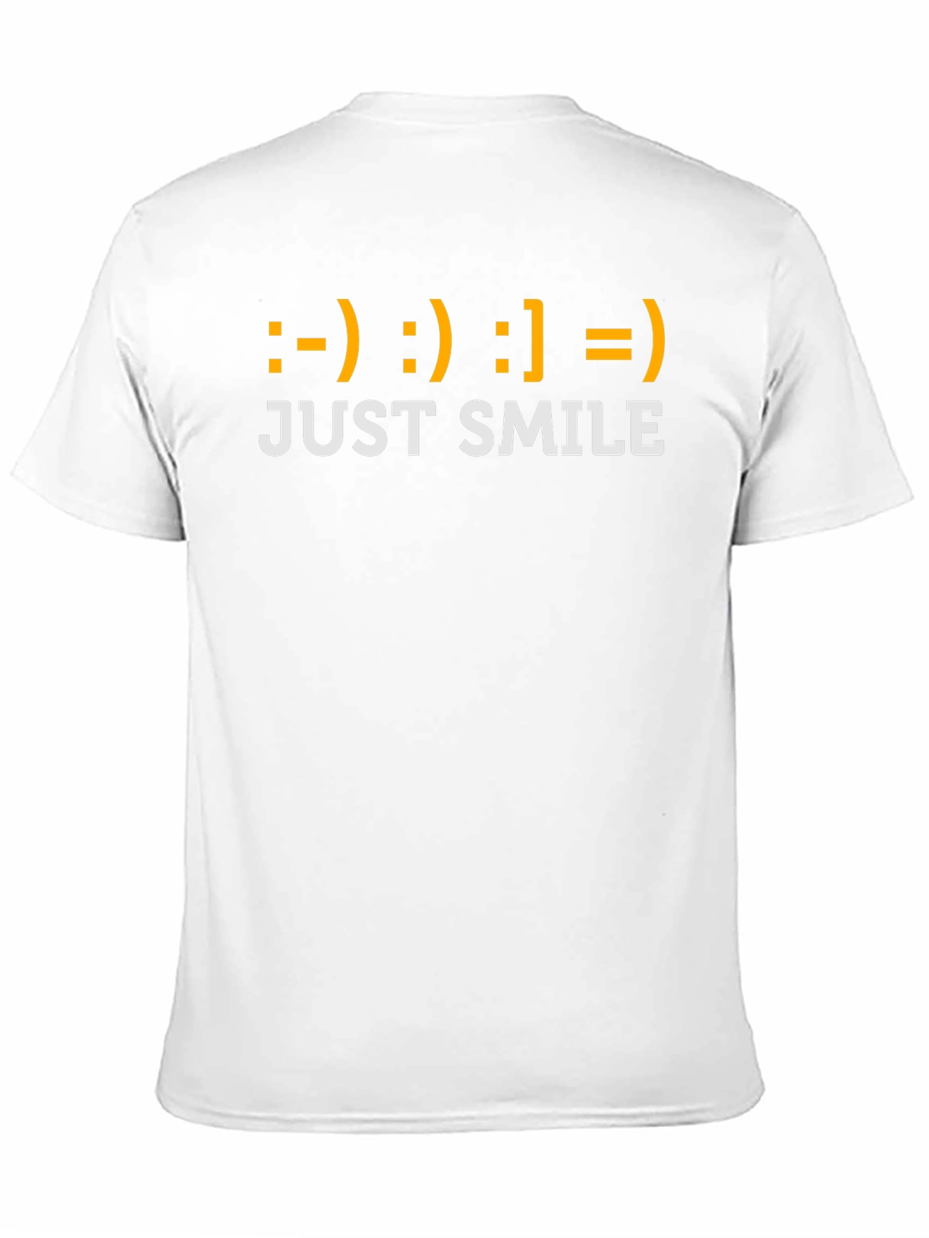 Just Smile T-Shirt - Emoticon Graphic Tee