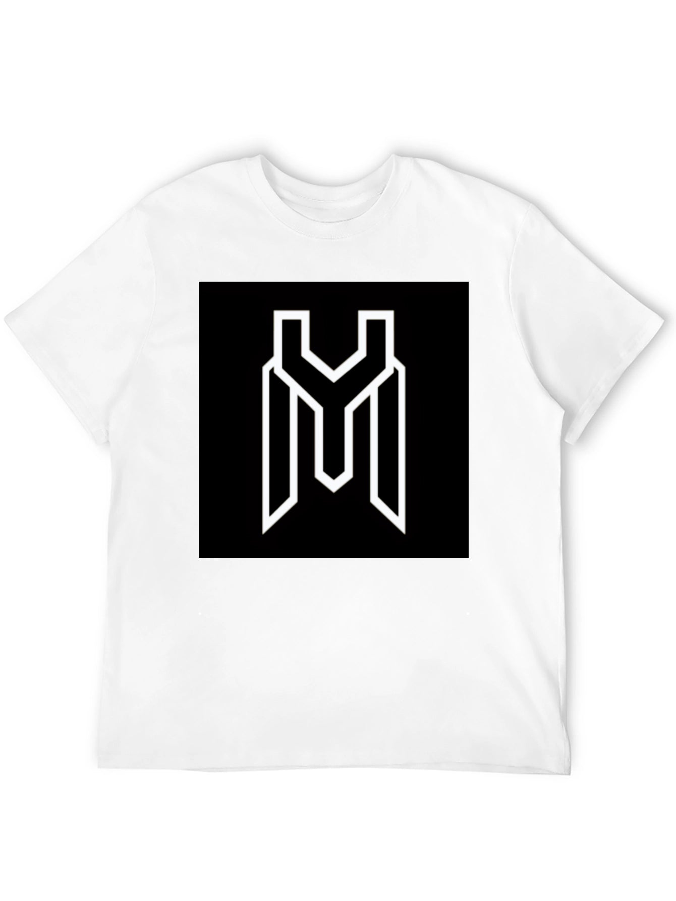 Modern Graphic Tee - Black YM Logo Shirt