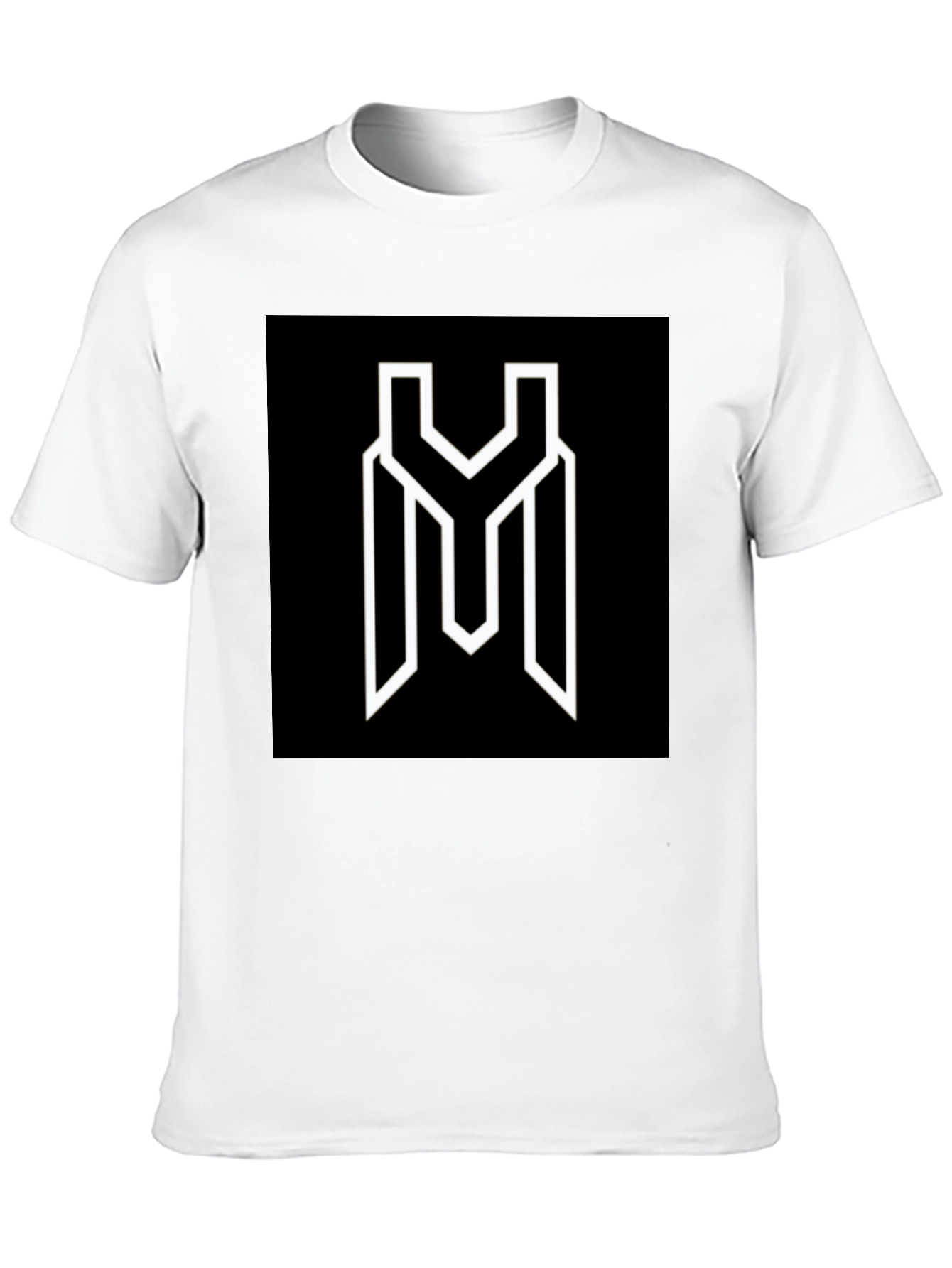 Modern Graphic Tee - Black YM Logo Shirt