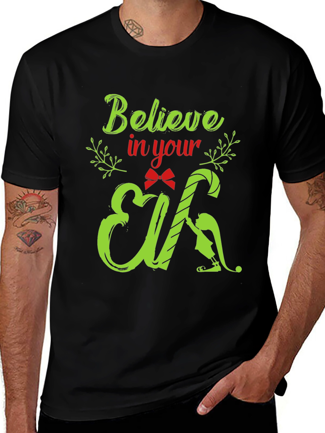 Believe In Your Elf Graphic Tee
