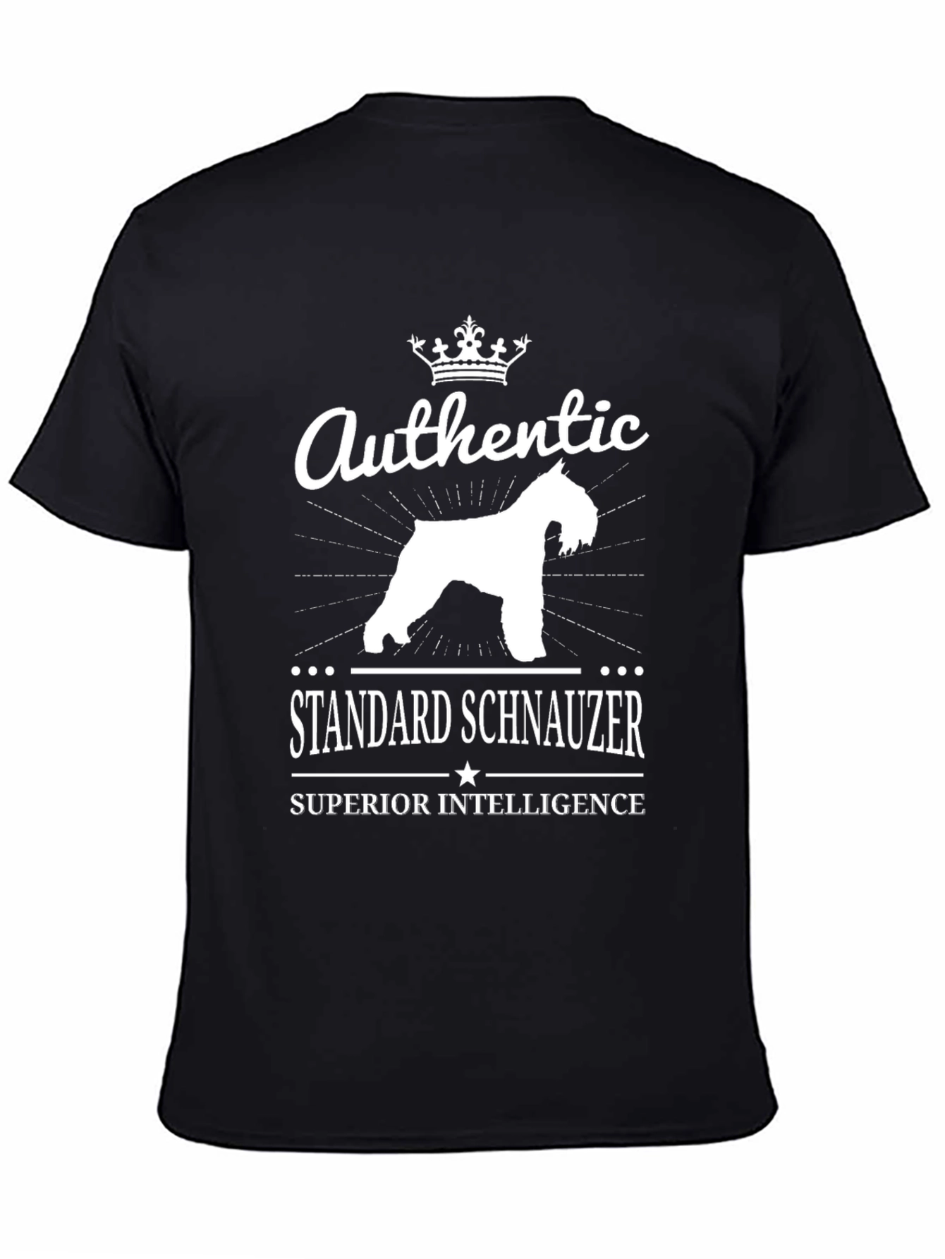 Authentic Standard Schnauzer Superior Intelligence T-Shirt
