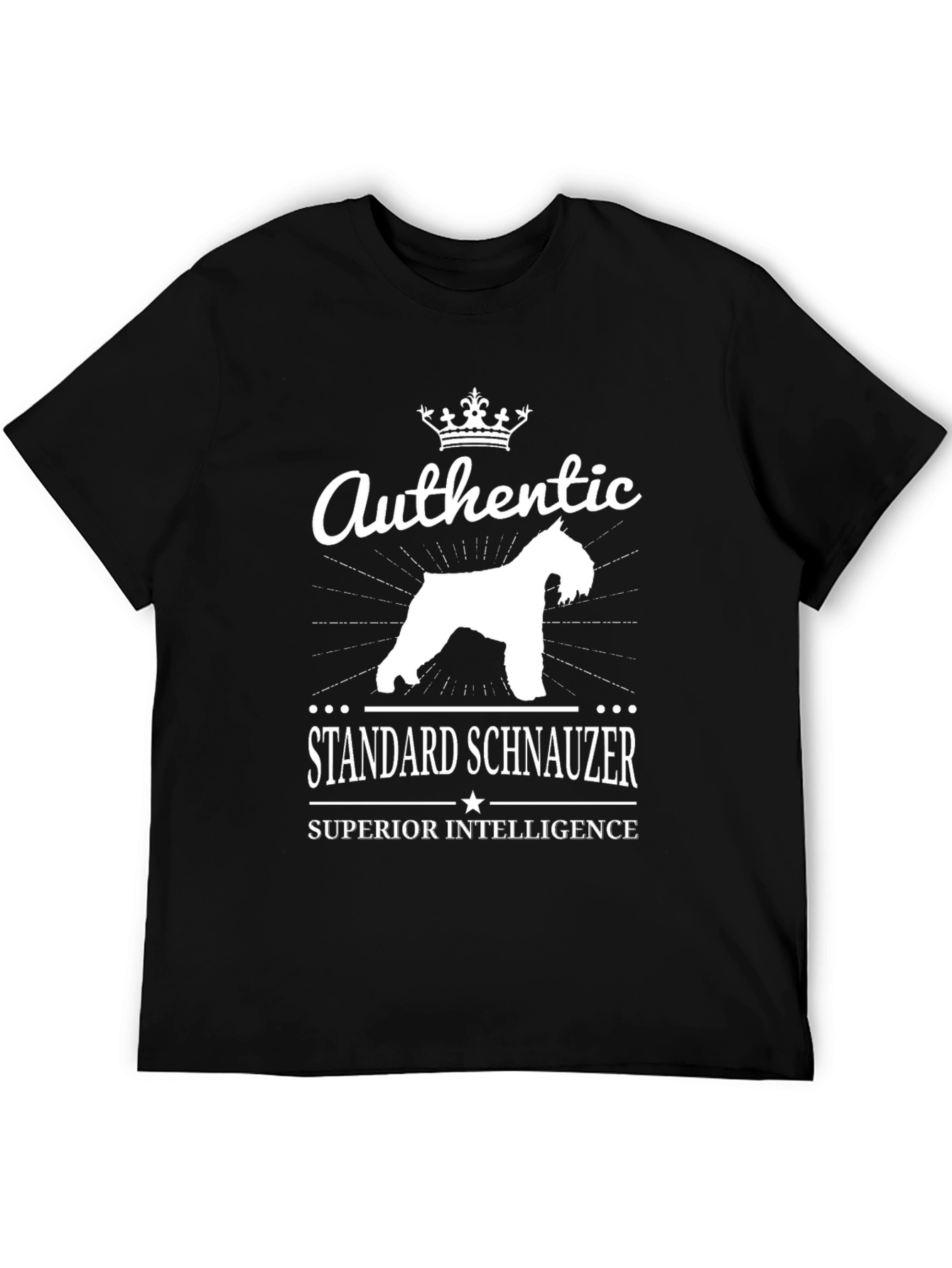 Authentic Standard Schnauzer Superior Intelligence T-Shirt