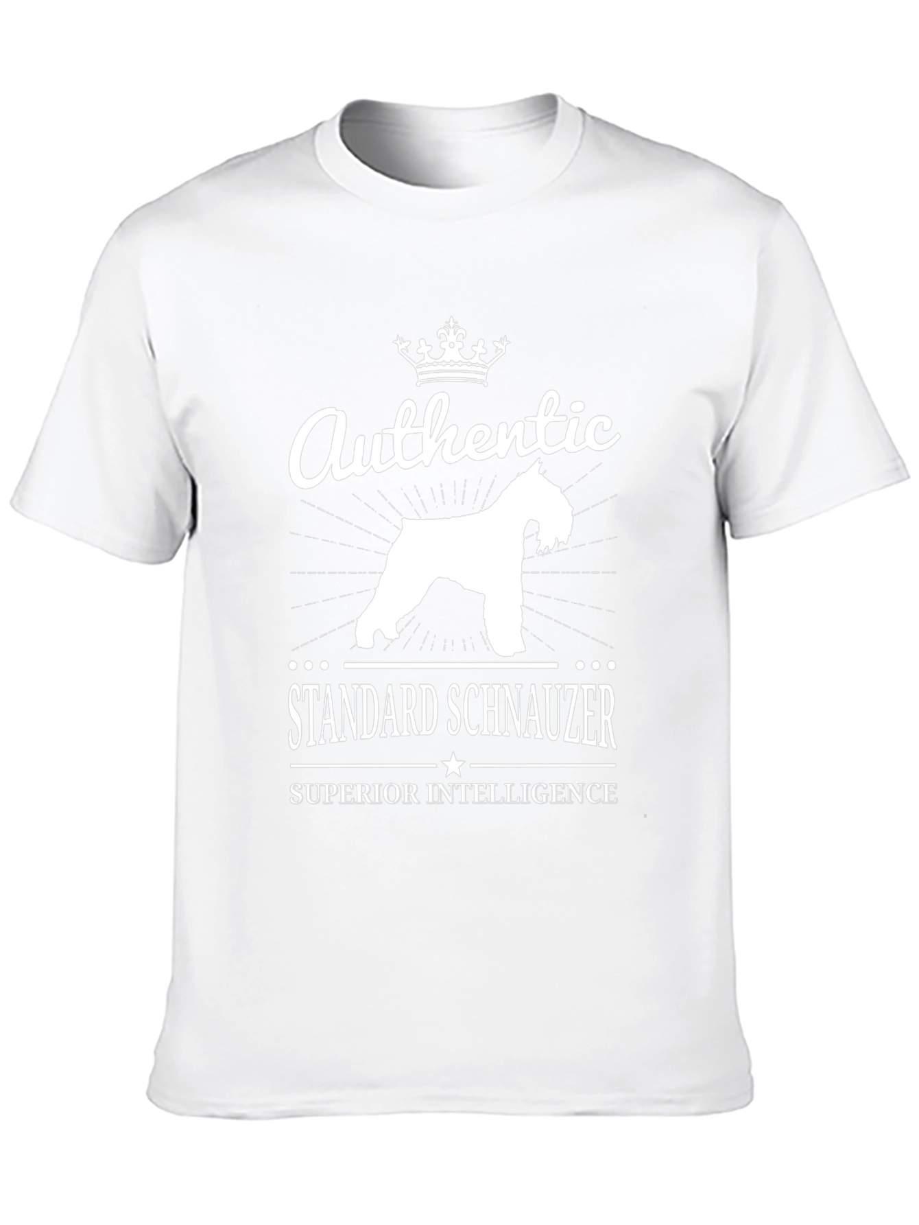 Authentic Standard Schnauzer Superior Intelligence T-Shirt
