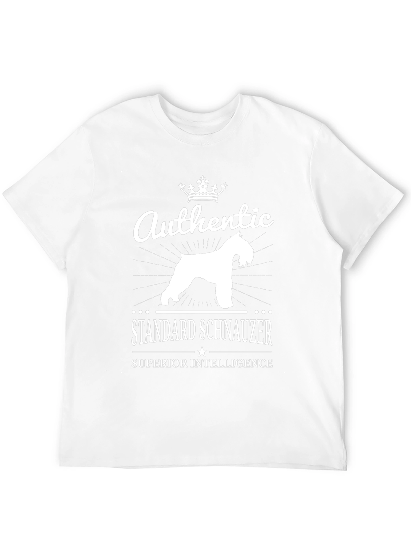 Authentic Standard Schnauzer Superior Intelligence T-Shirt