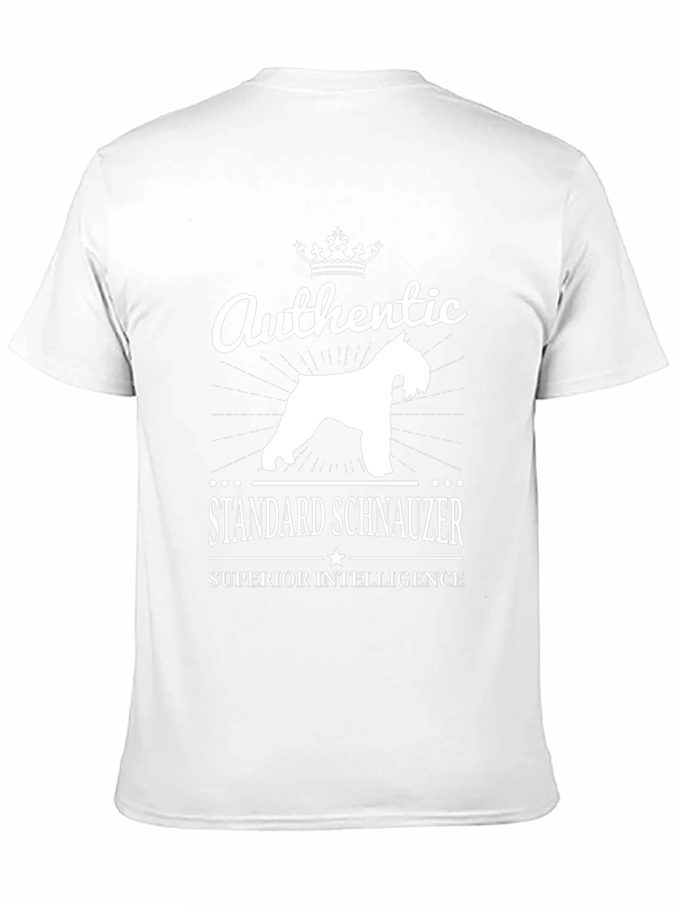 Authentic Standard Schnauzer Superior Intelligence T-Shirt