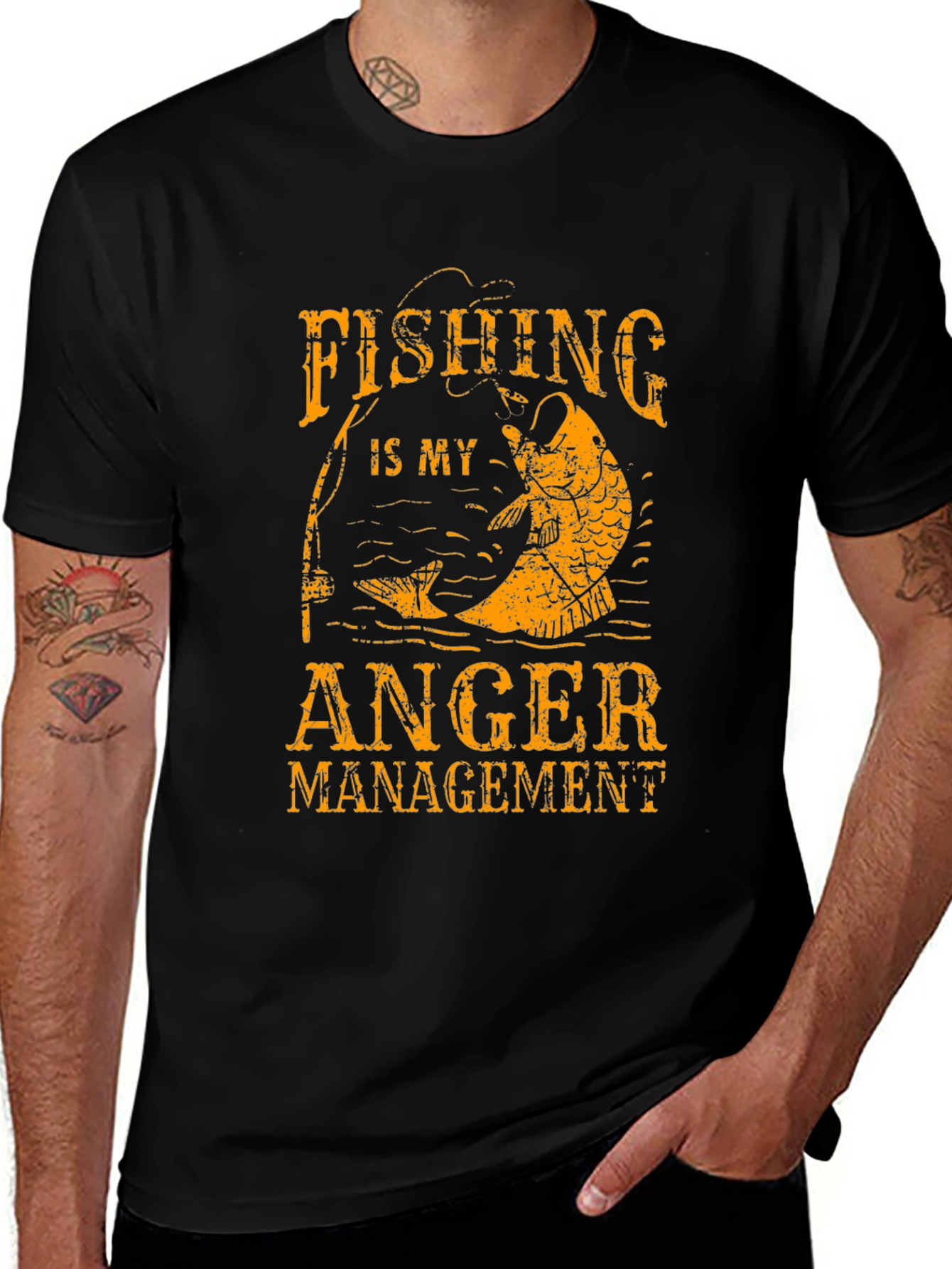 Fishing is My Anger Management T-Shirt