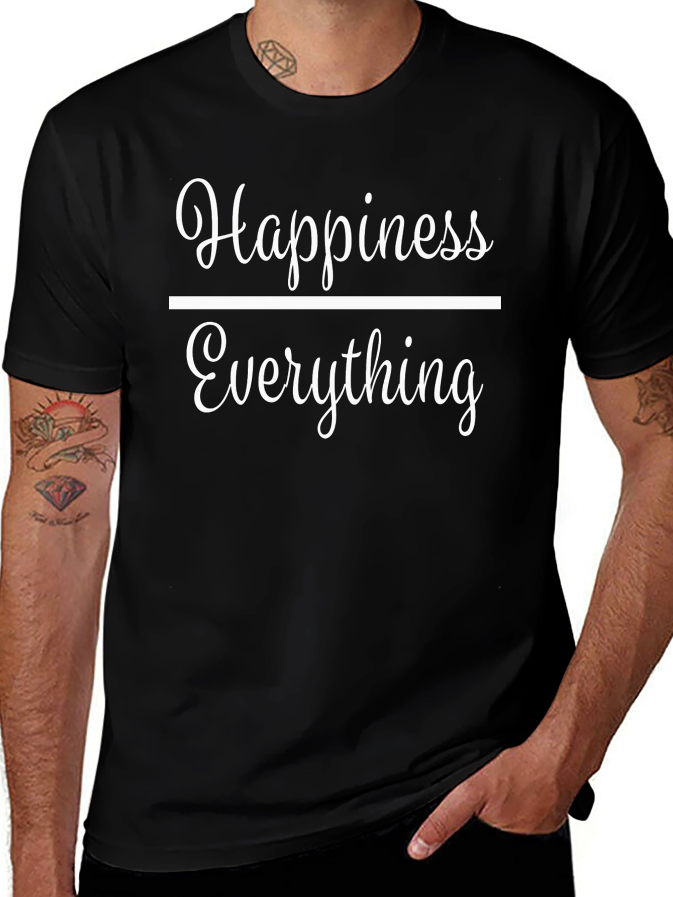 Happiness Over Everything Graphic Tee