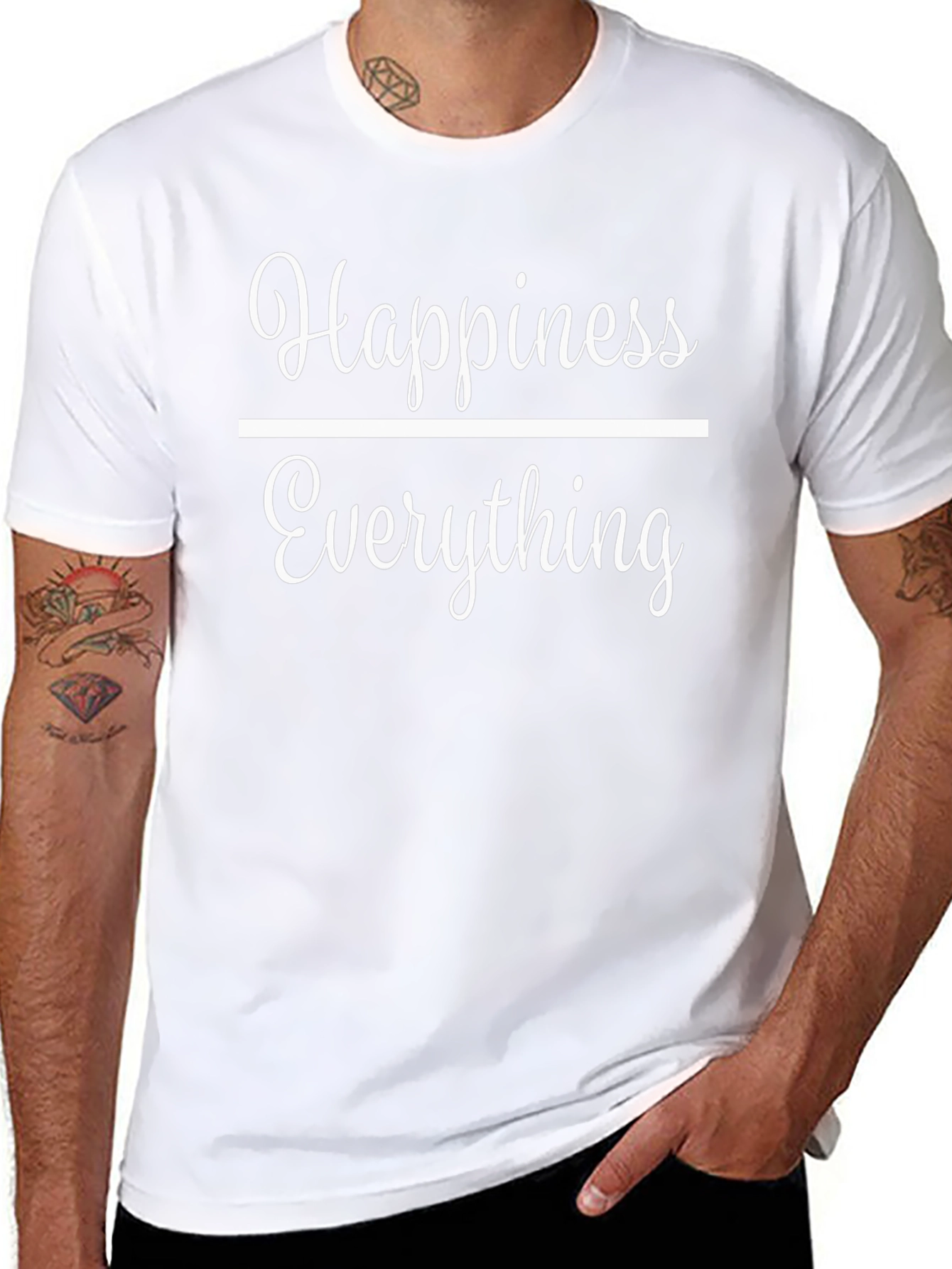 Happiness Over Everything Graphic Tee