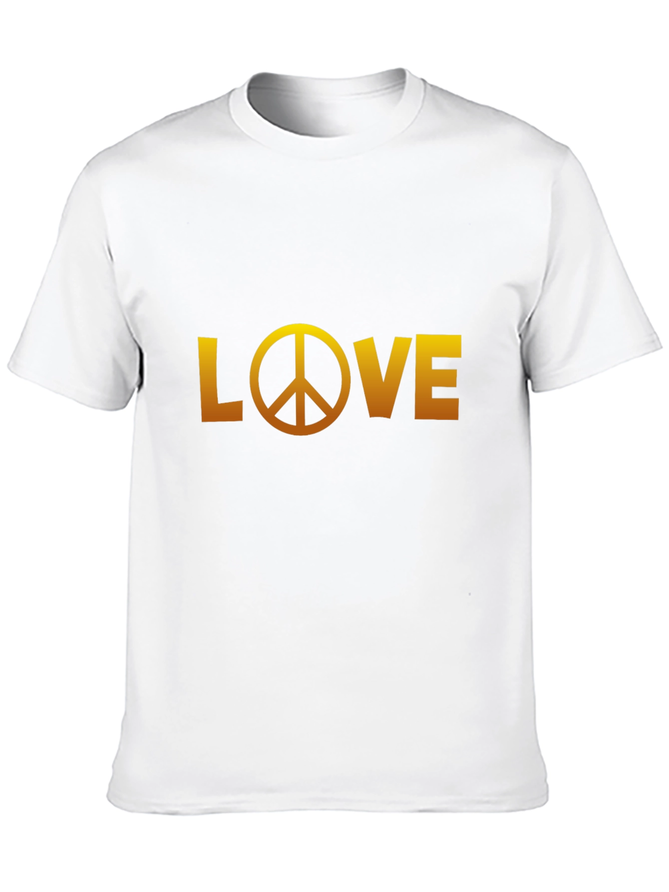 Love Peace Sign Black Graphic Tee