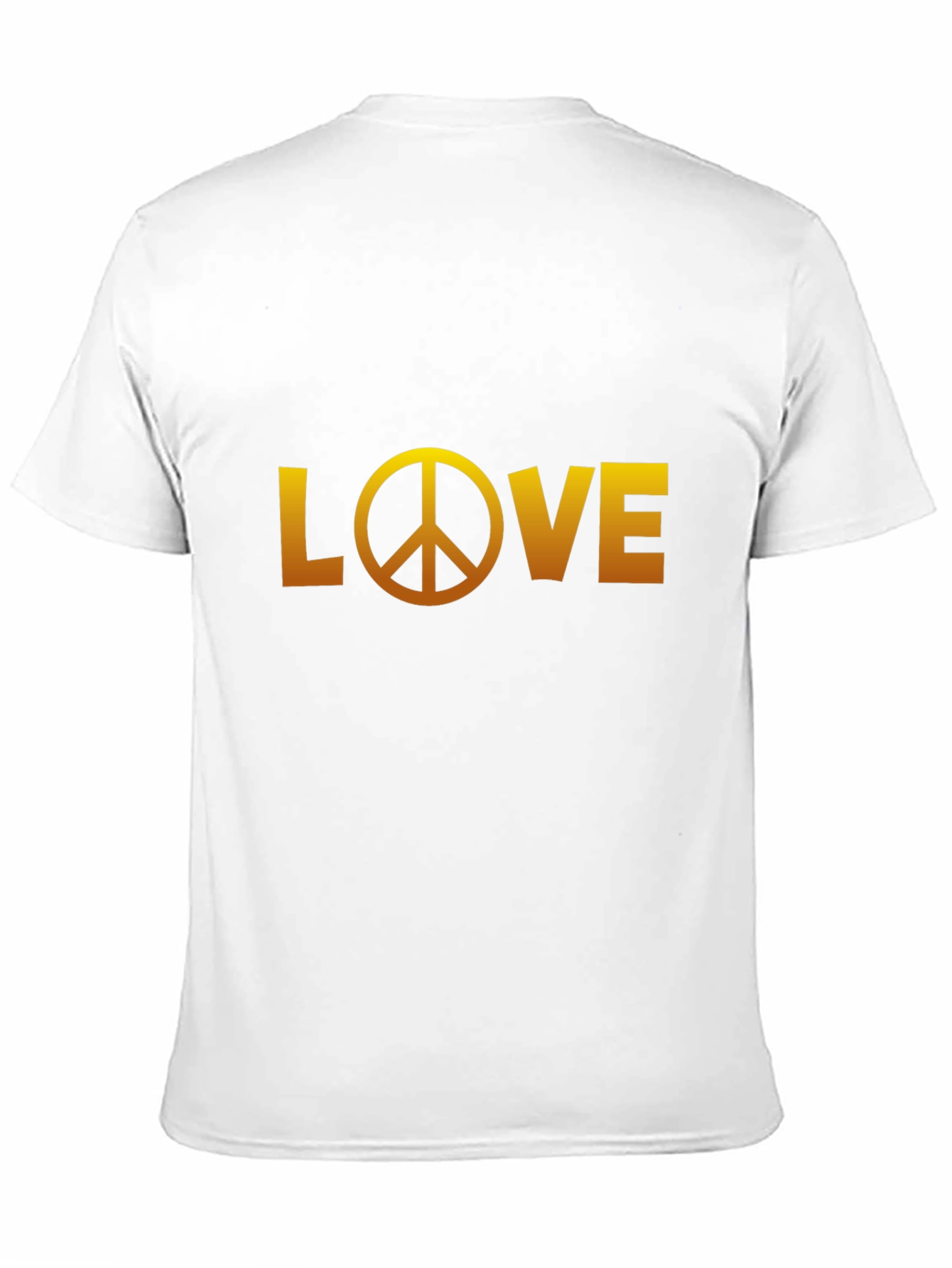 Love Peace Sign Black Graphic Tee