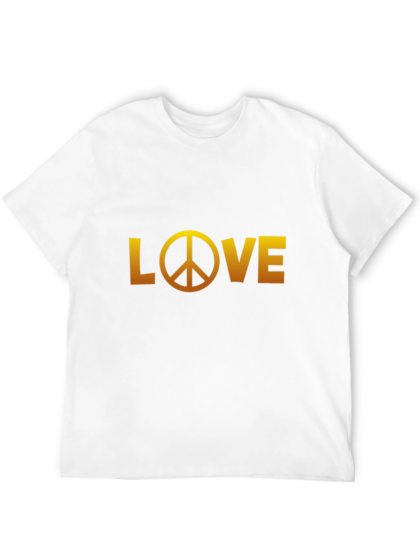 Love Peace Sign Black Graphic Tee