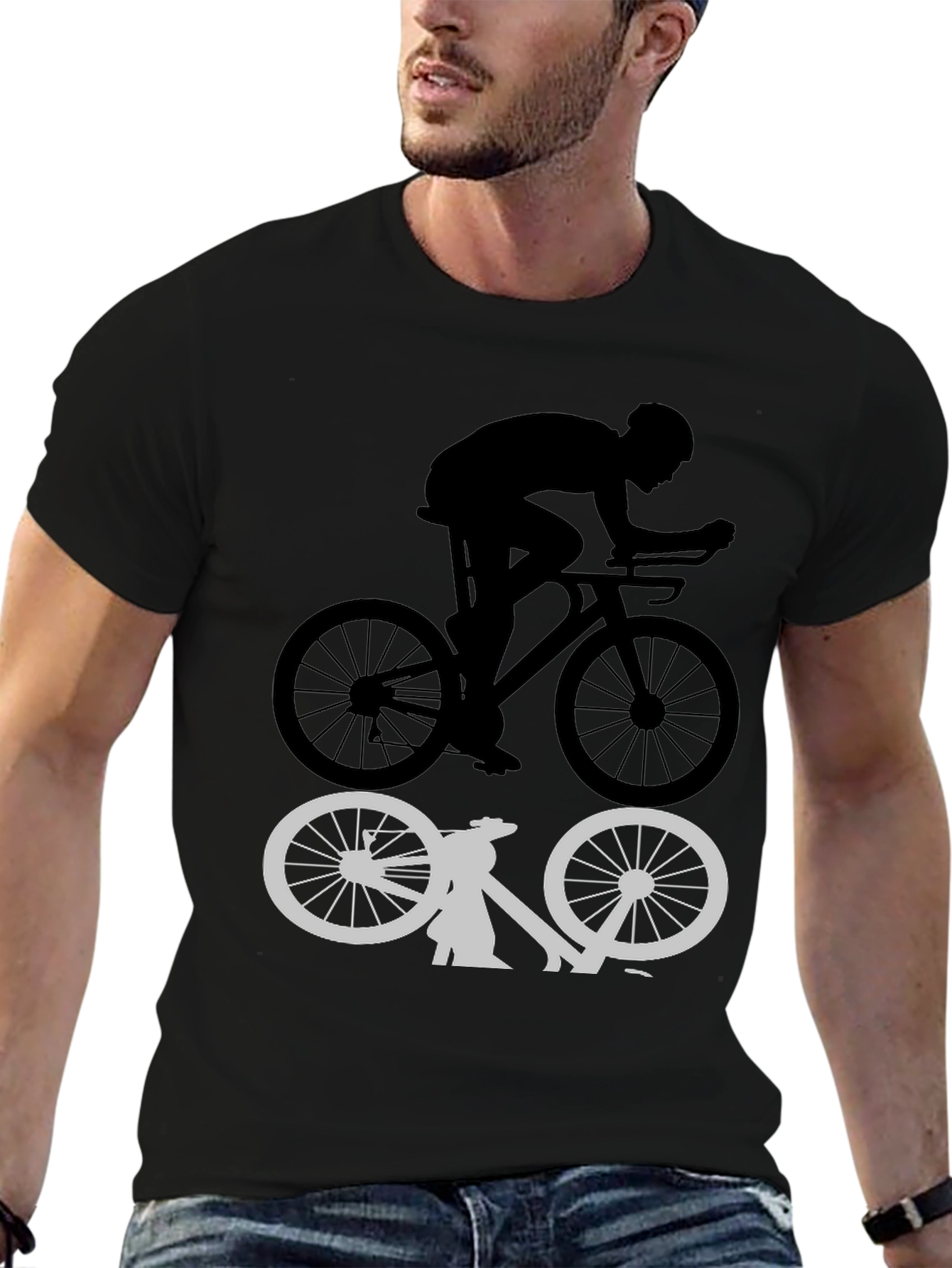 Cycling T-Shirt | Bike Rider Graphic Tee