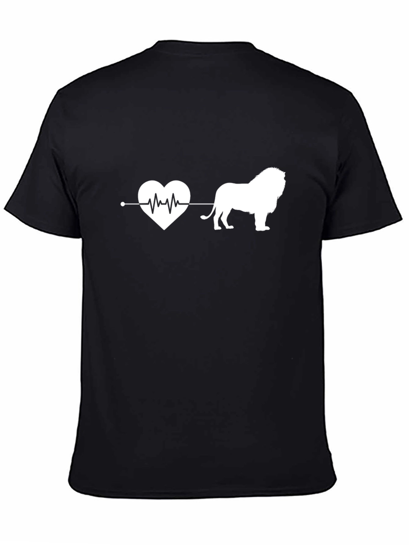 Lion Heartbeat T-Shirt - Animal Lover Tee