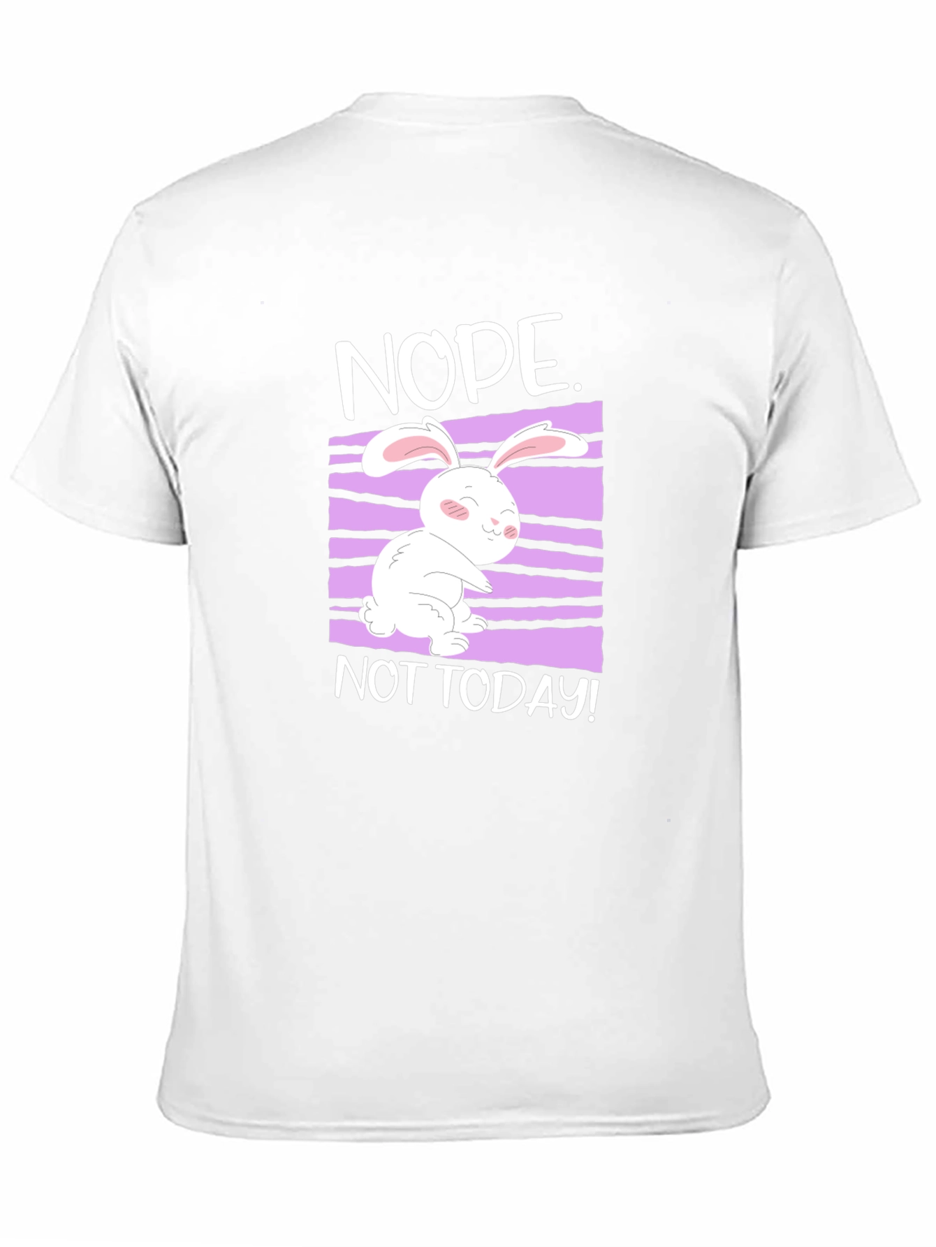 Nope Not Today Rabbit Graphic Tee