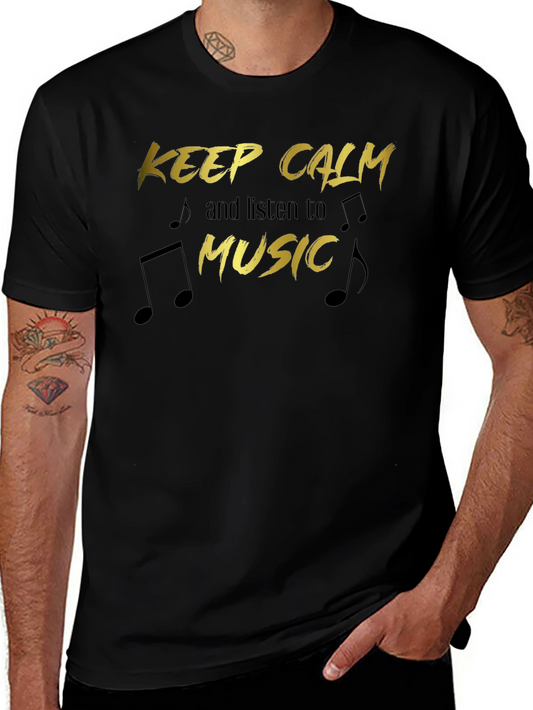 Keep Calm Listen Music T-Shirt