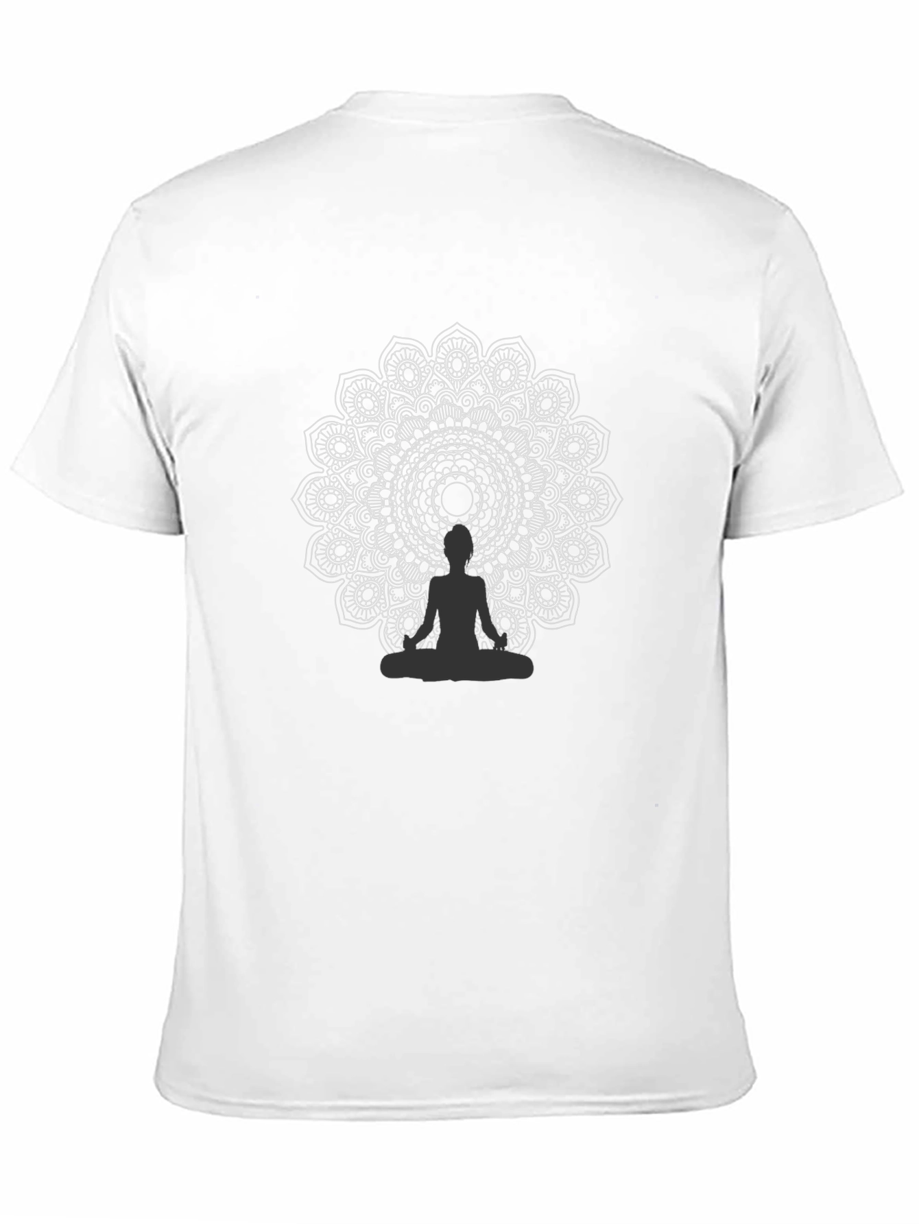 Mandala Buddha Graphic Tee - Black