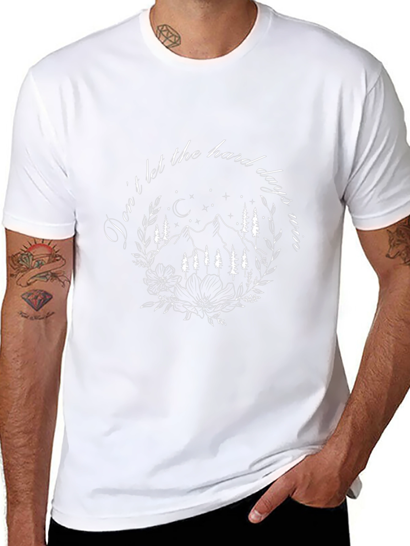 Dont Let the Hard Days Win Graphic Tee