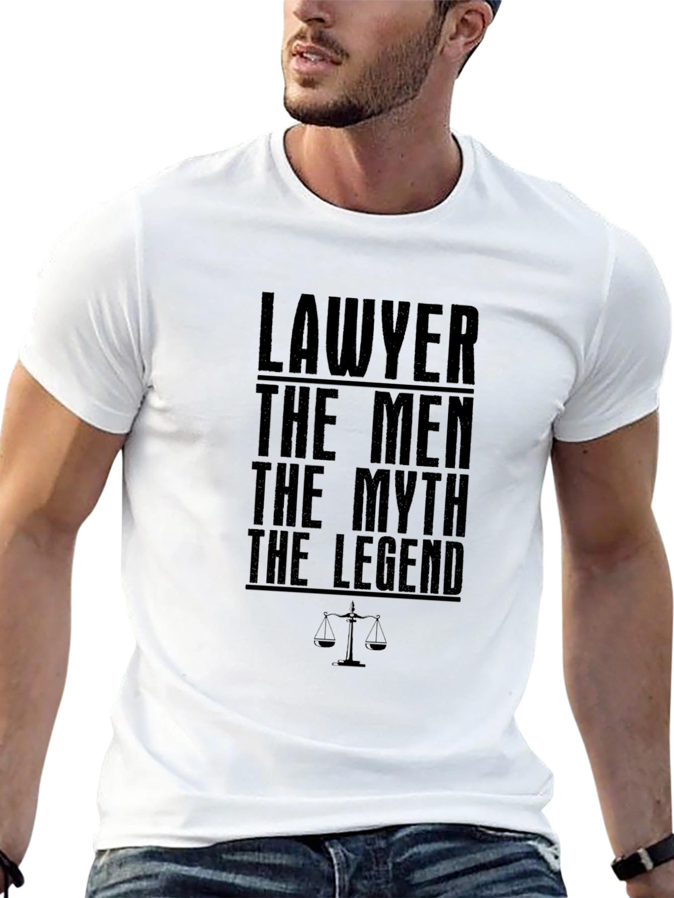 Lawyer The Man The Myth The Legend Graphic T-Shirt
