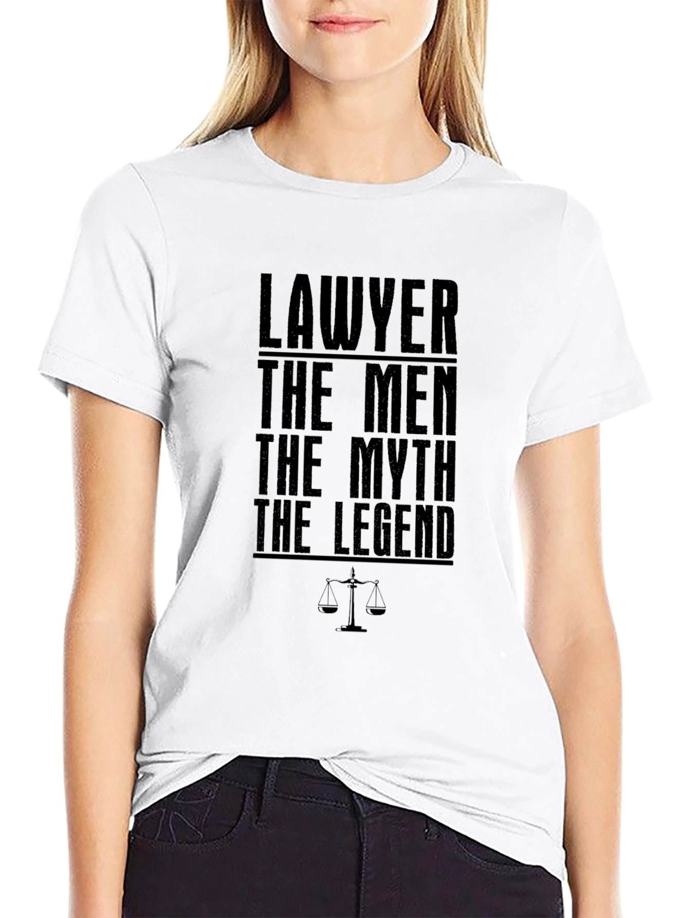 Lawyer The Man The Myth The Legend Graphic T-Shirt