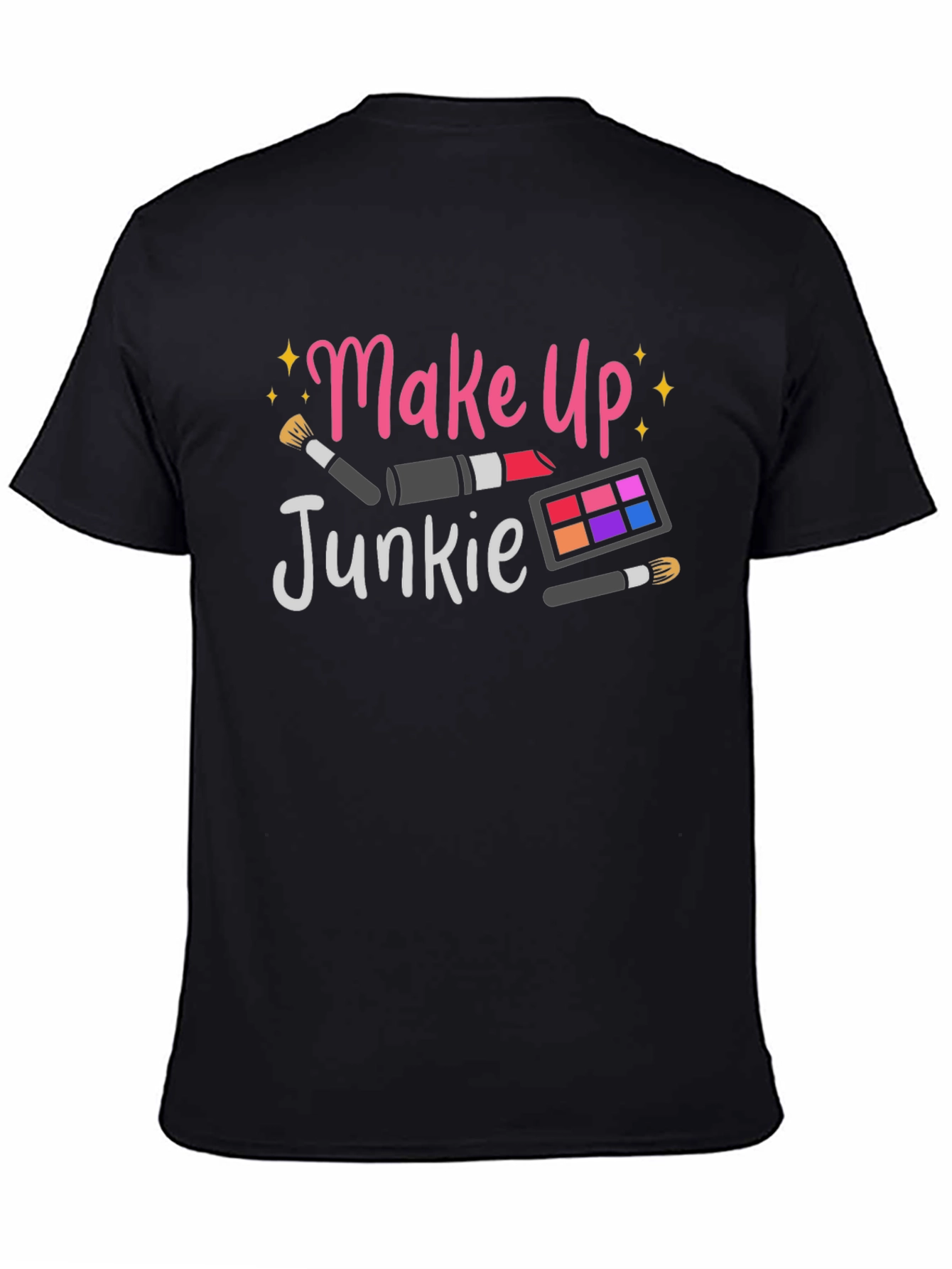 Makeup Junkie Black T-Shirt