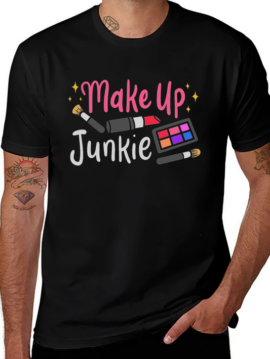 Makeup Junkie Black T-Shirt