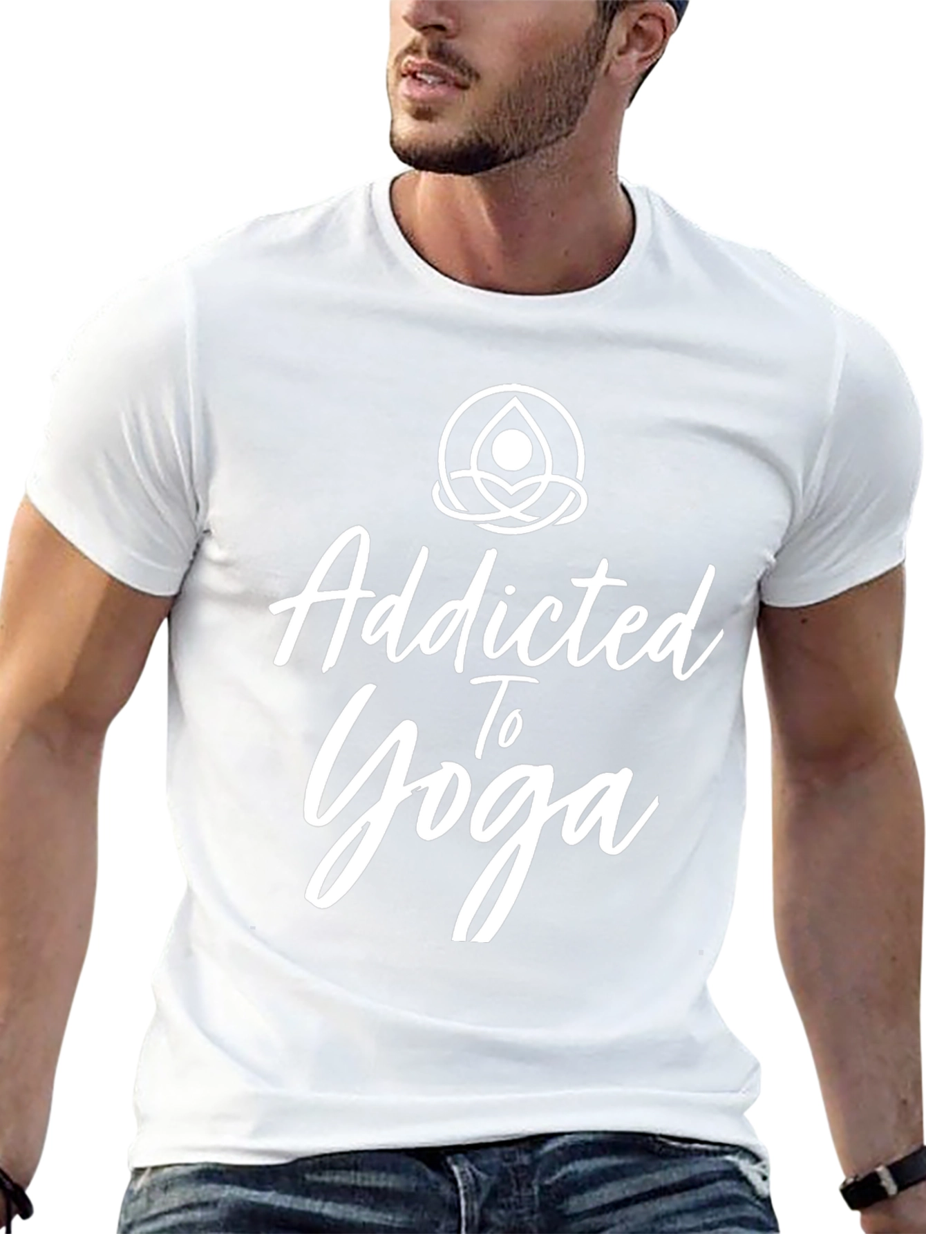 Addicted To Yoga Black T-Shirt