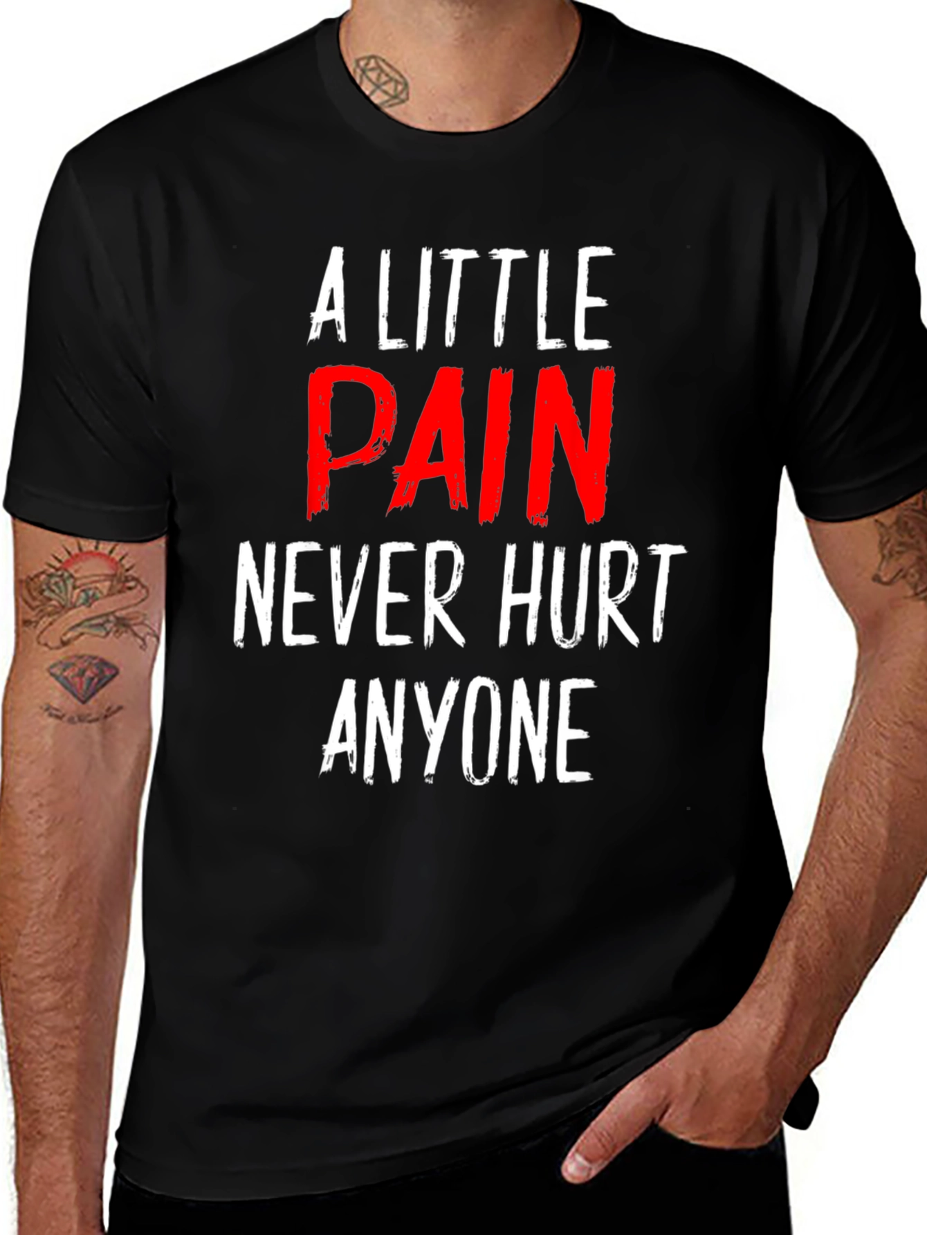A Little Pain T-Shirt - Motivational Workout Tee