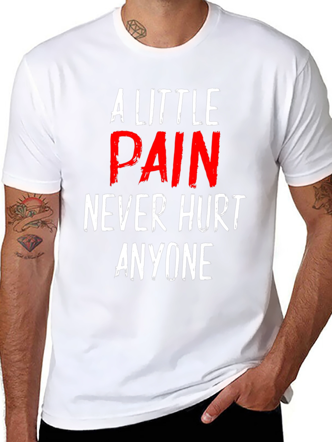 A Little Pain T-Shirt - Motivational Workout Tee