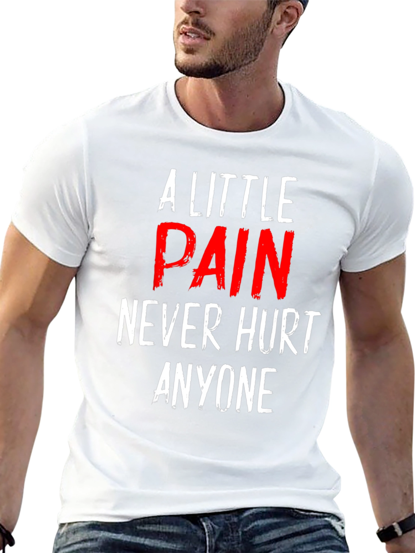 A Little Pain T-Shirt - Motivational Workout Tee