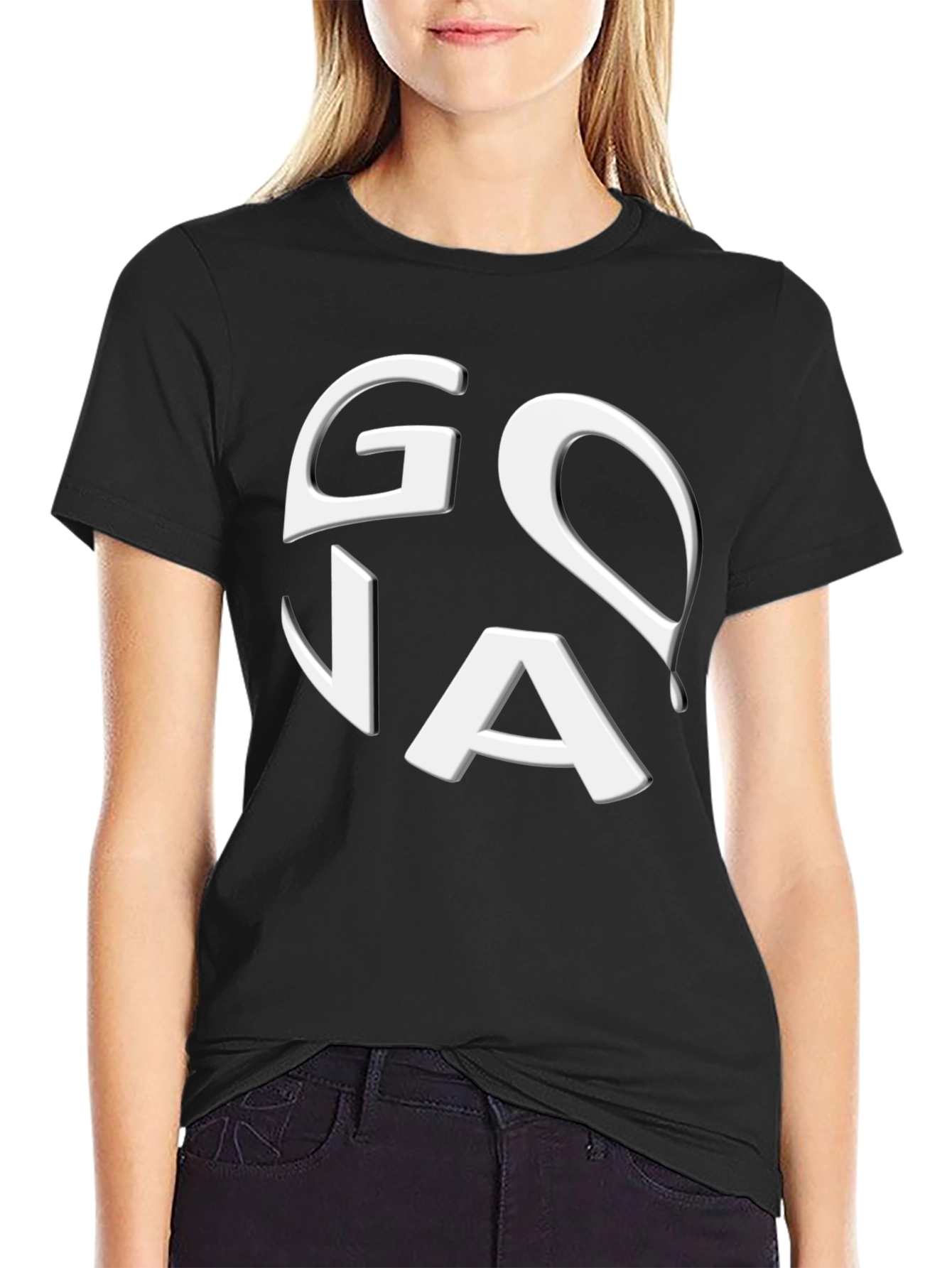Goa Black Graphic Tee