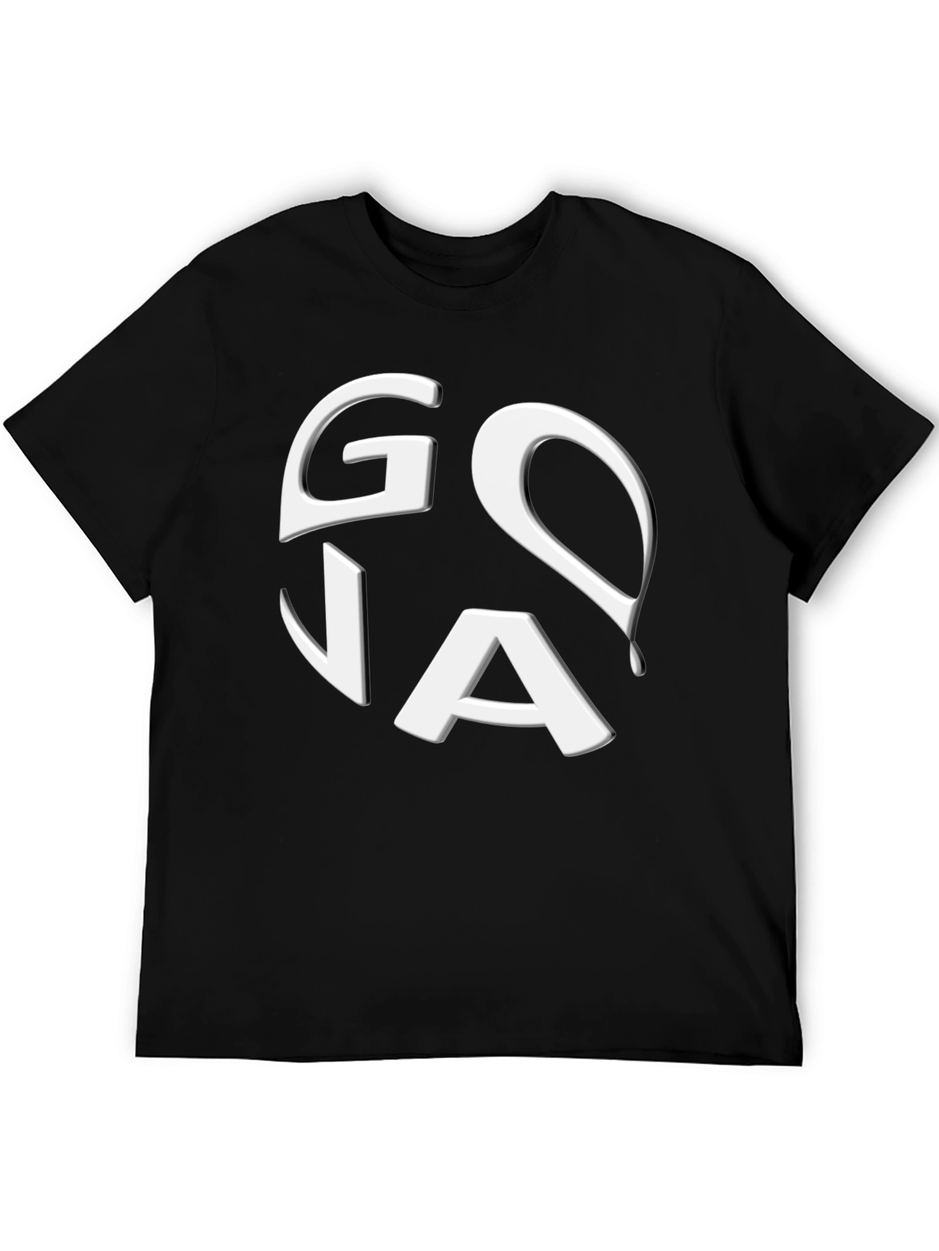 Goa Black Graphic Tee