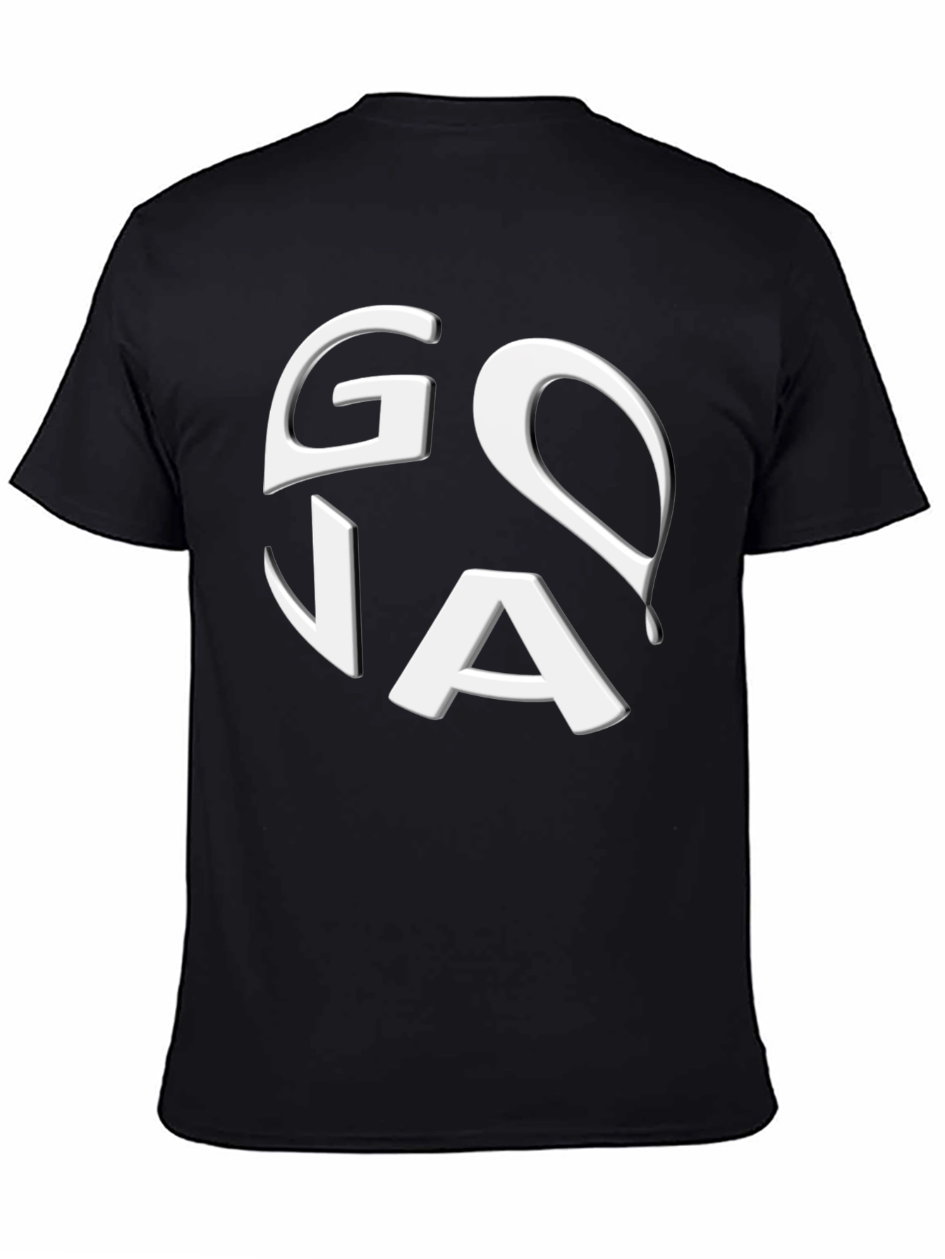 Goa Black Graphic Tee
