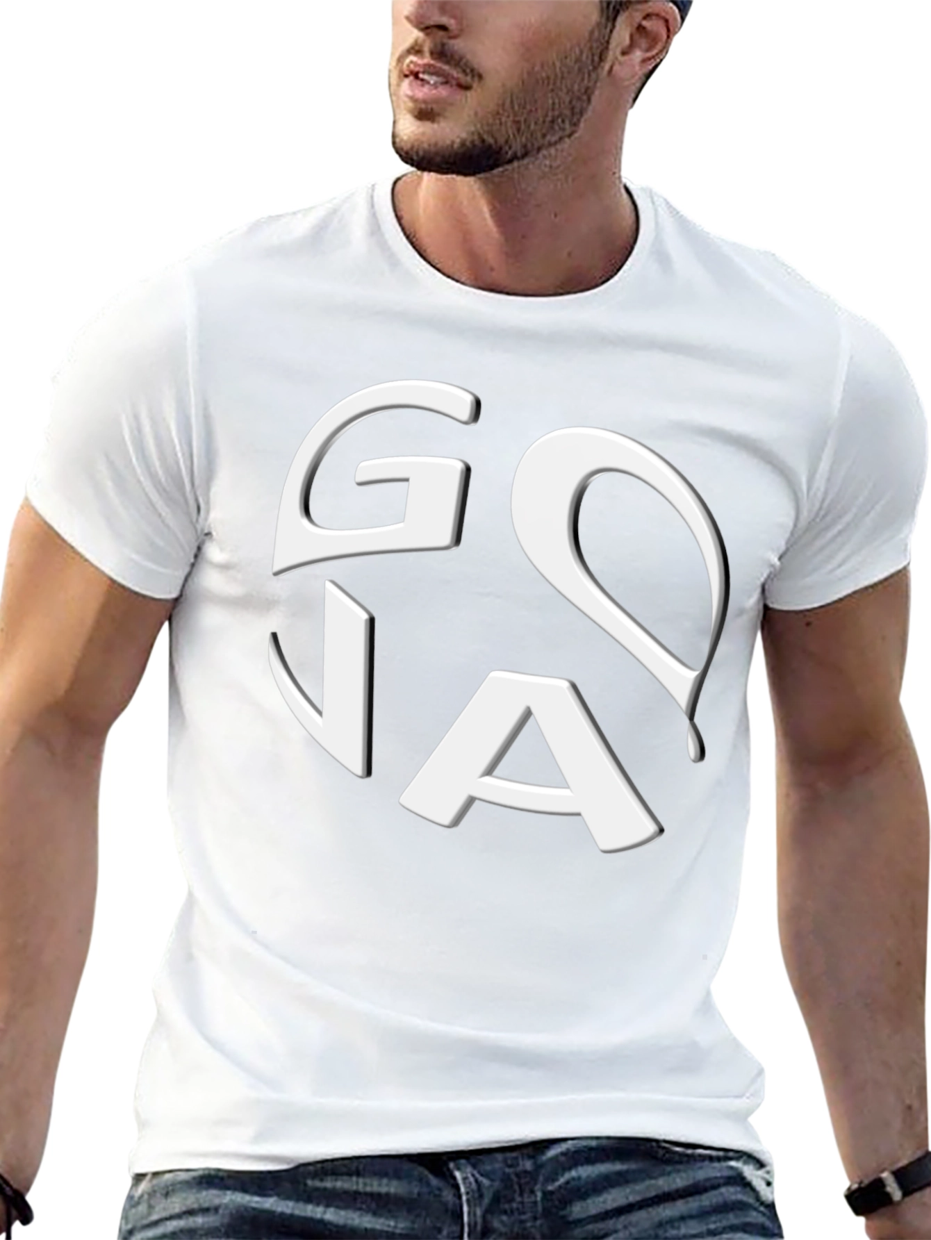 Goa Black Graphic Tee