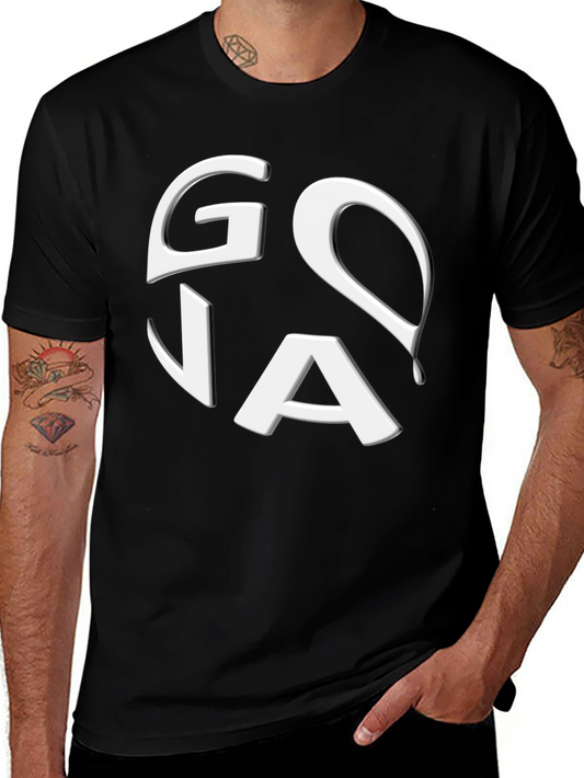 Goa Black Graphic Tee