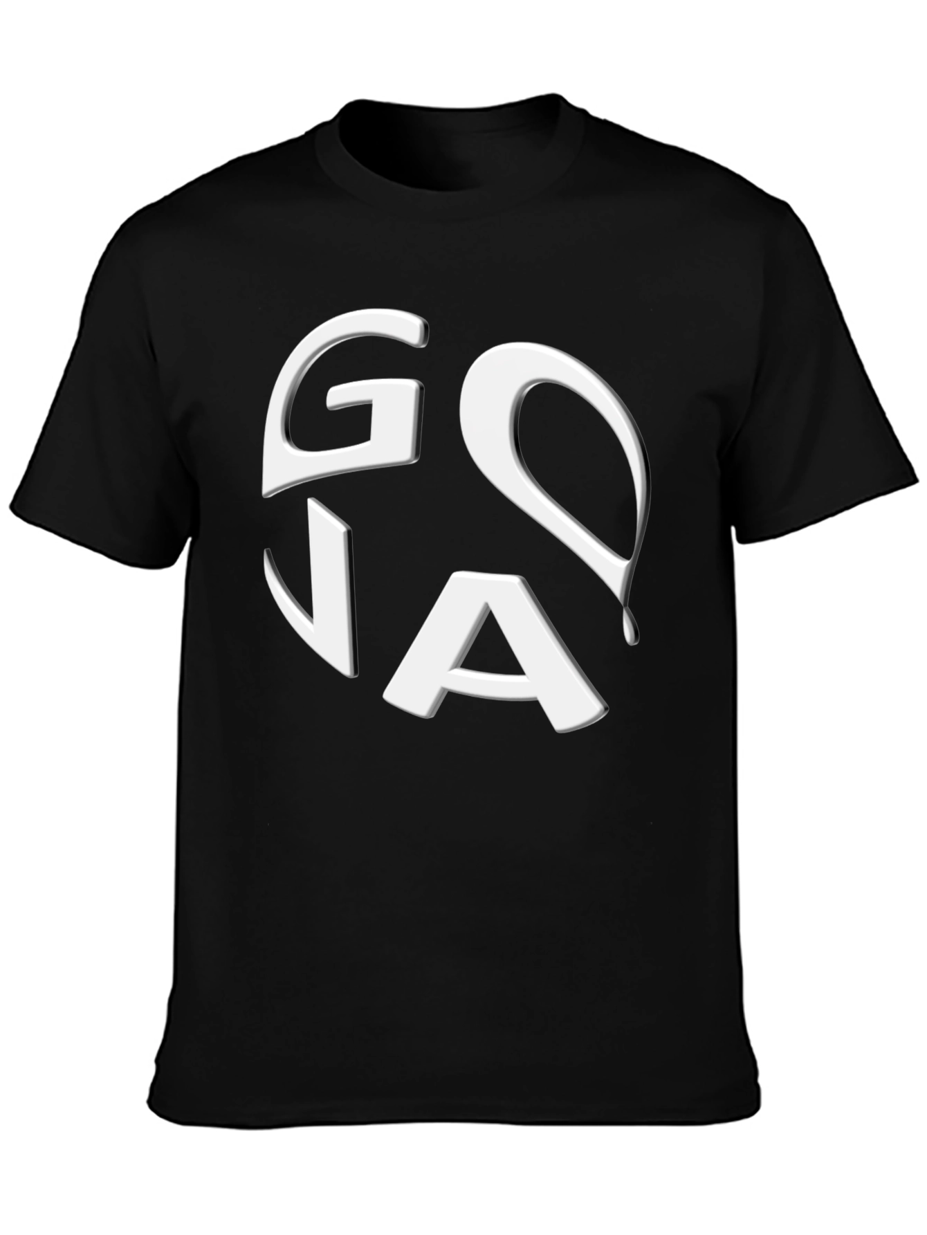 Goa Black Graphic Tee